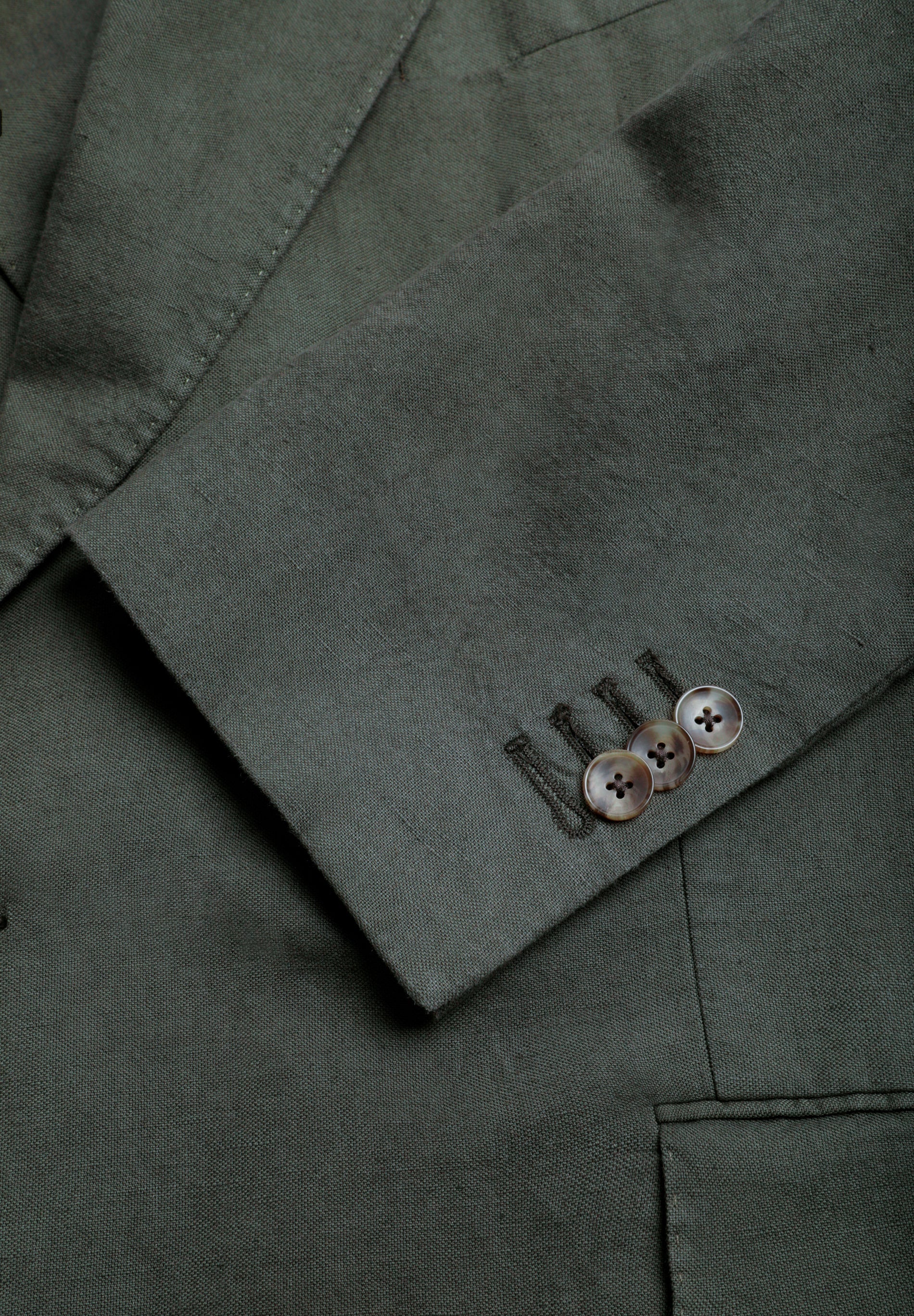 DOUBLE-BREASTED LINEN SUIT BLAZER - Image 10