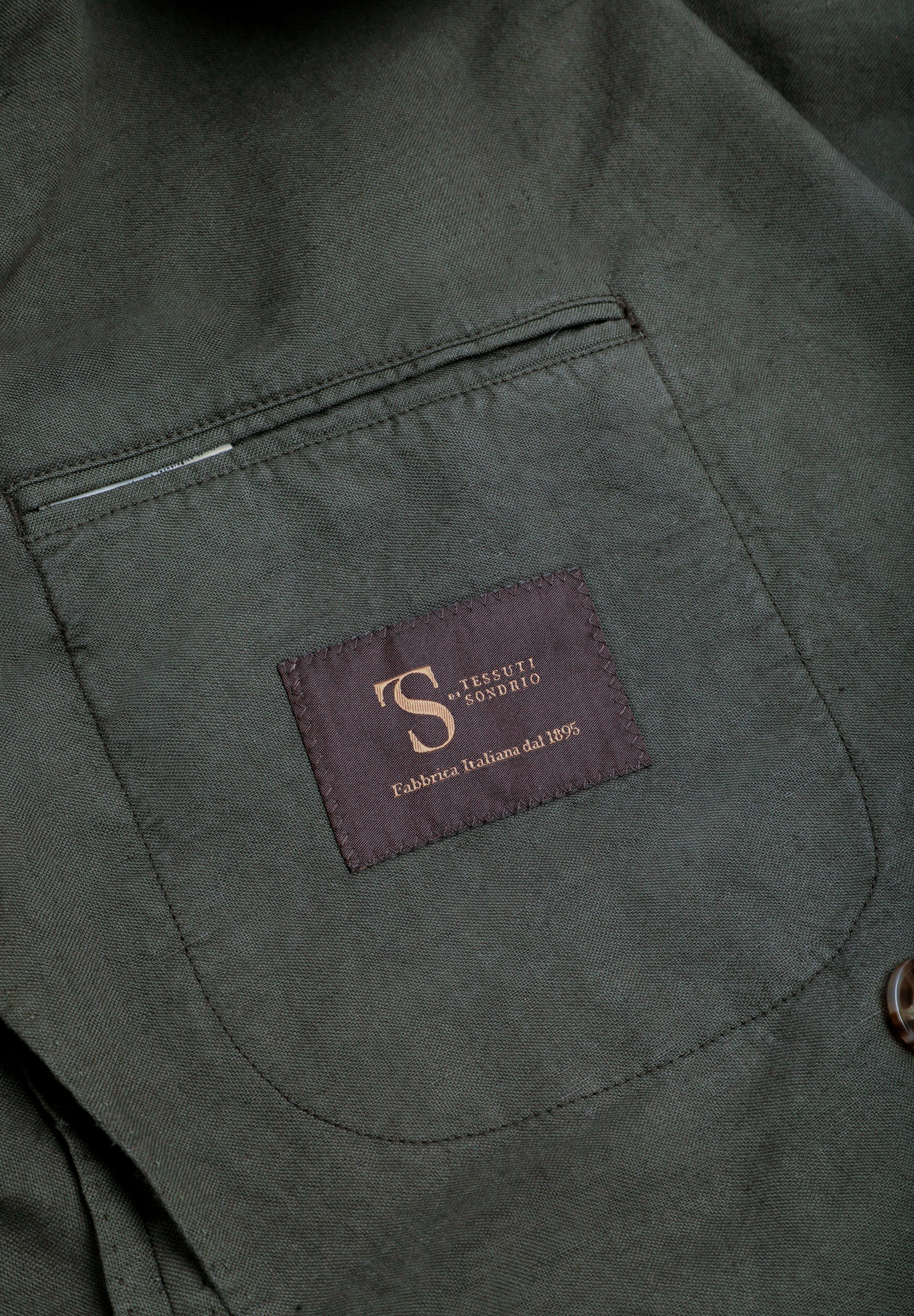 DOUBLE-BREASTED LINEN SUIT BLAZER - Image 12