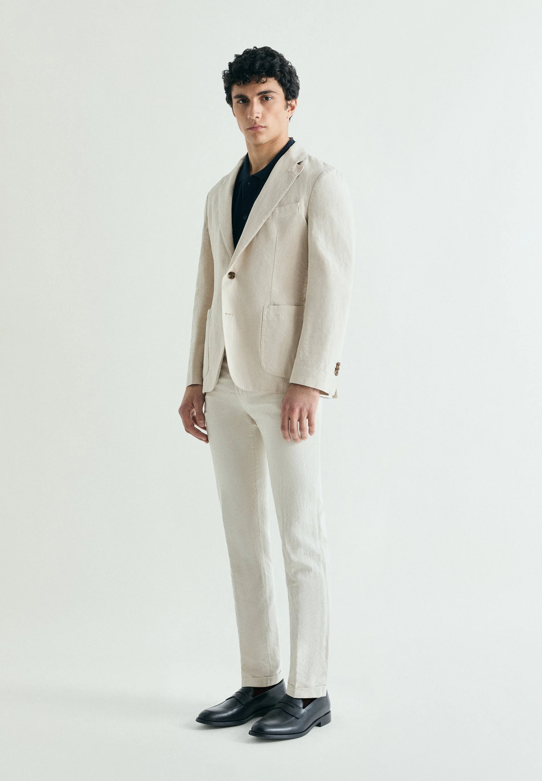 LINEN SUIT TROUSERS - Image 3