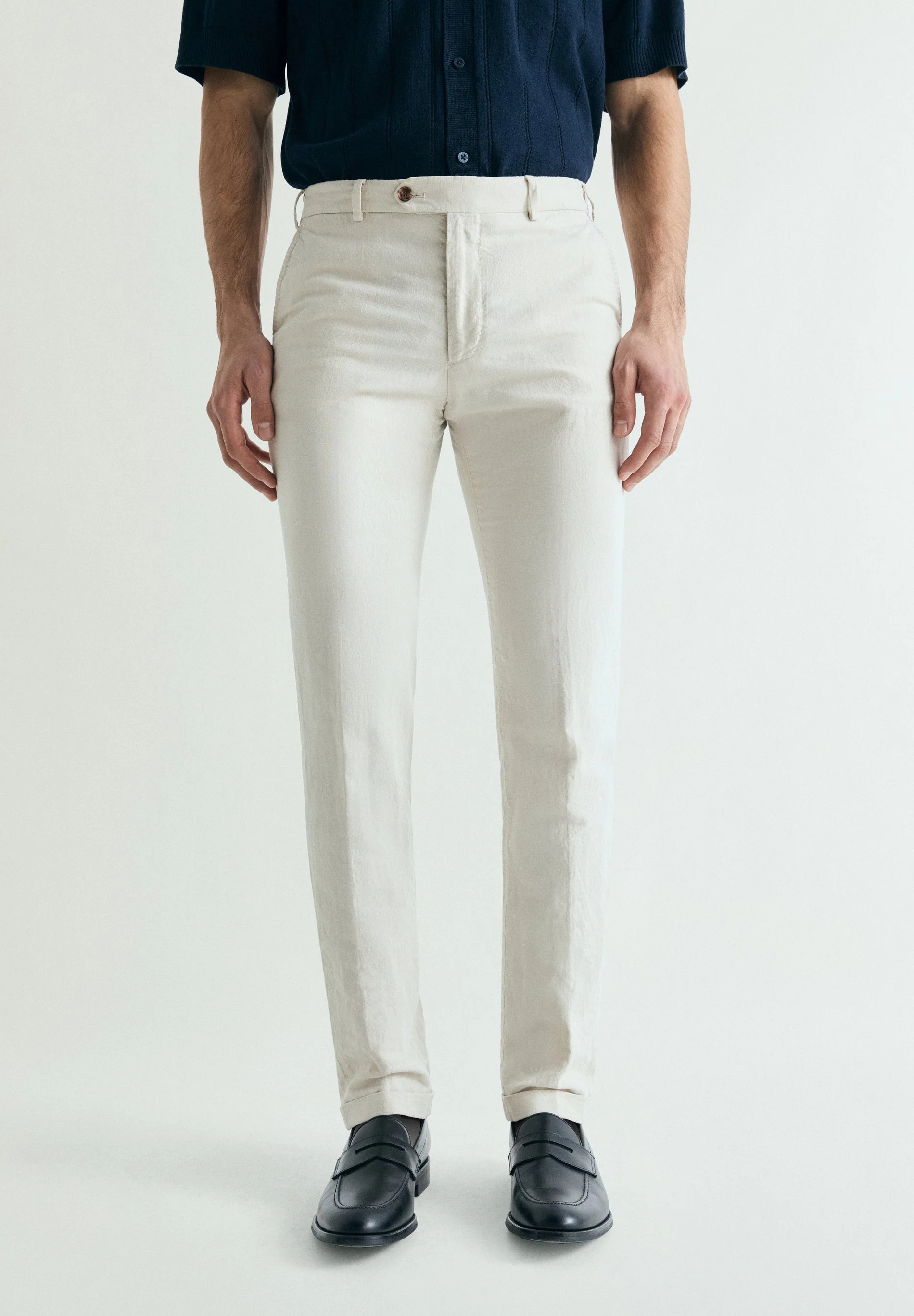 LINEN SUIT TROUSERS - Image 4