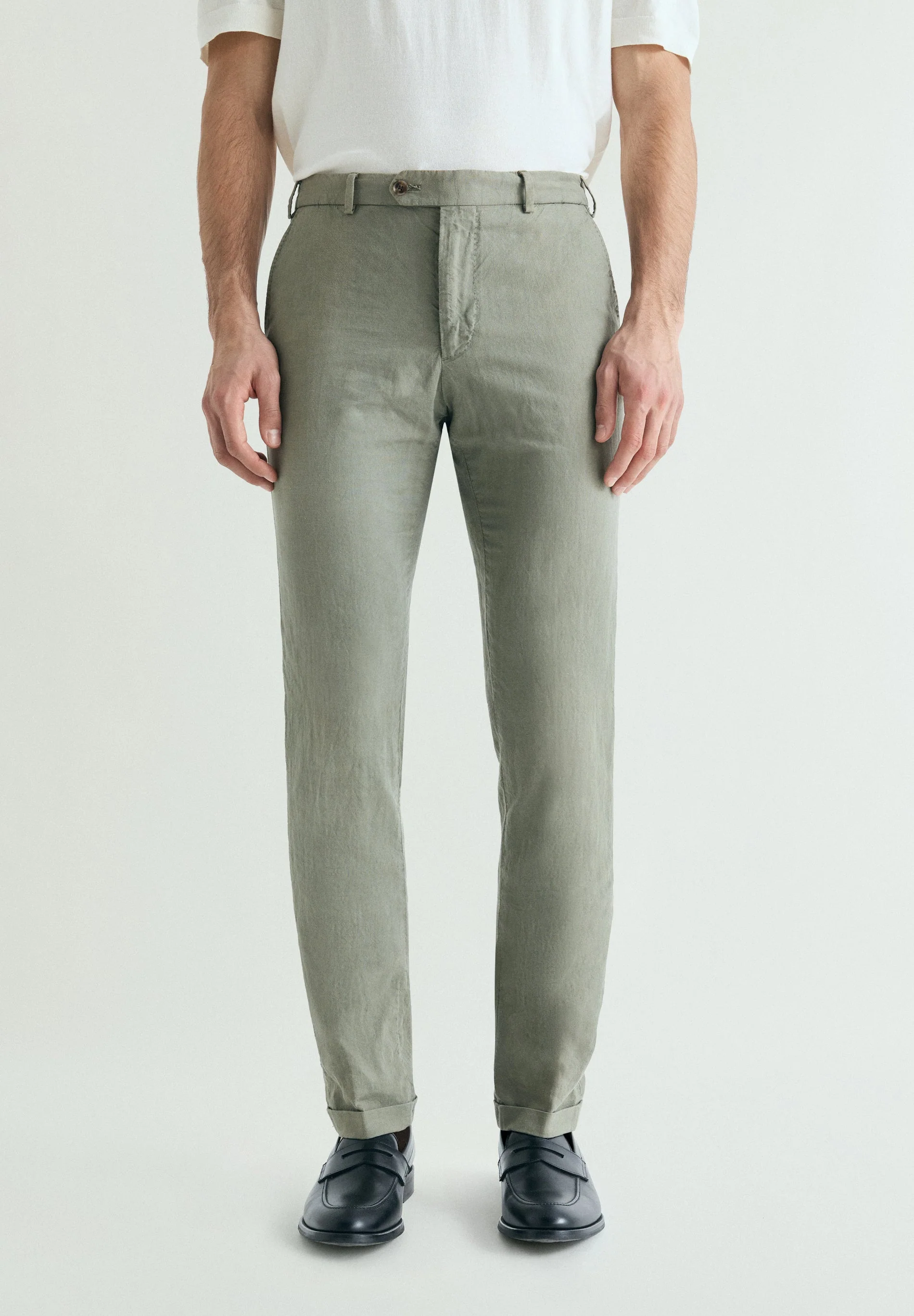 LINEN SUIT TROUSERS - Image 4