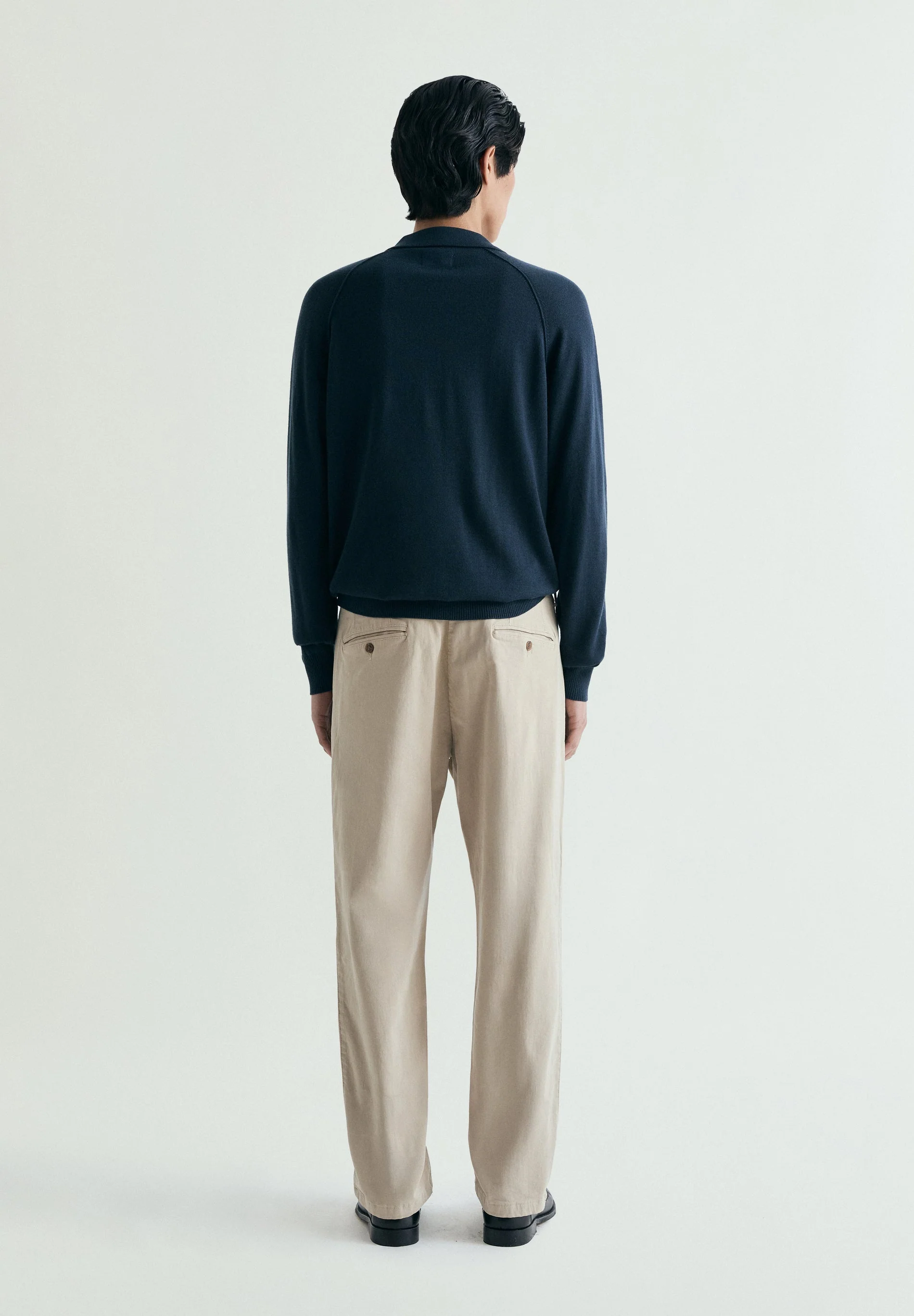 CHINO TROUSERS WITH DARTS - Image 4