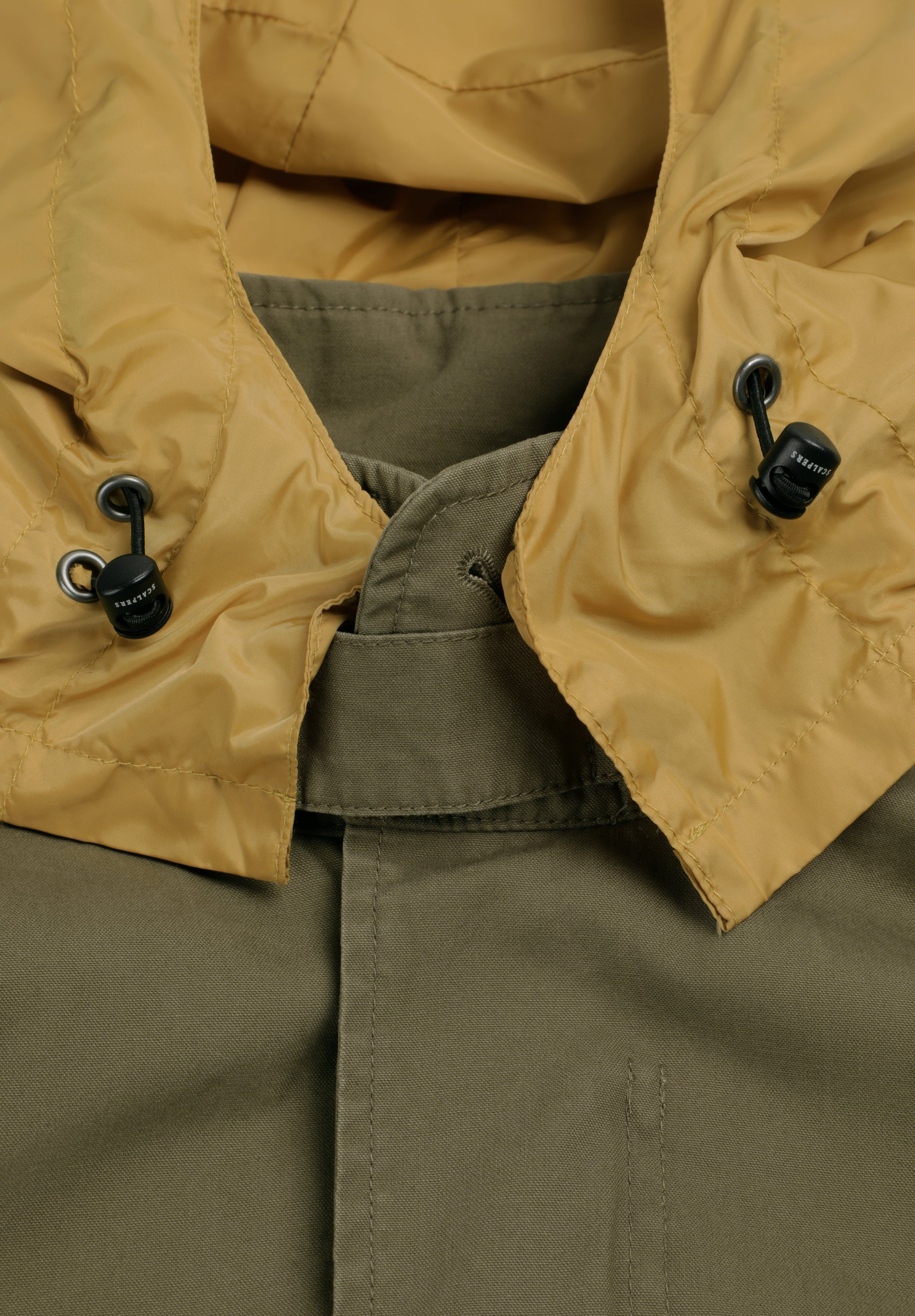 MILITARY JACKET WITH CONCEALED HOOD - Image 11