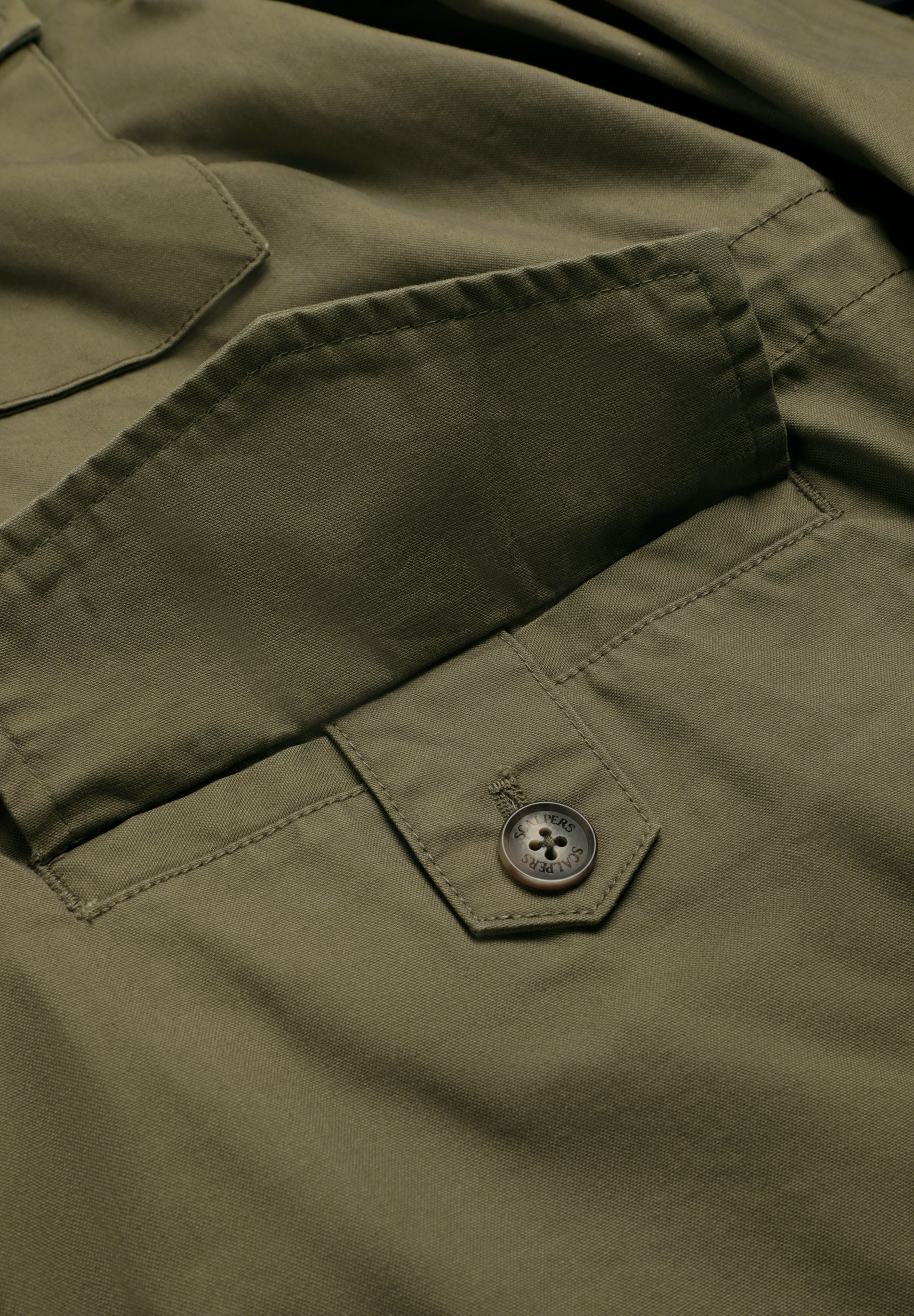 MILITARY JACKET WITH CONCEALED HOOD - Image 13