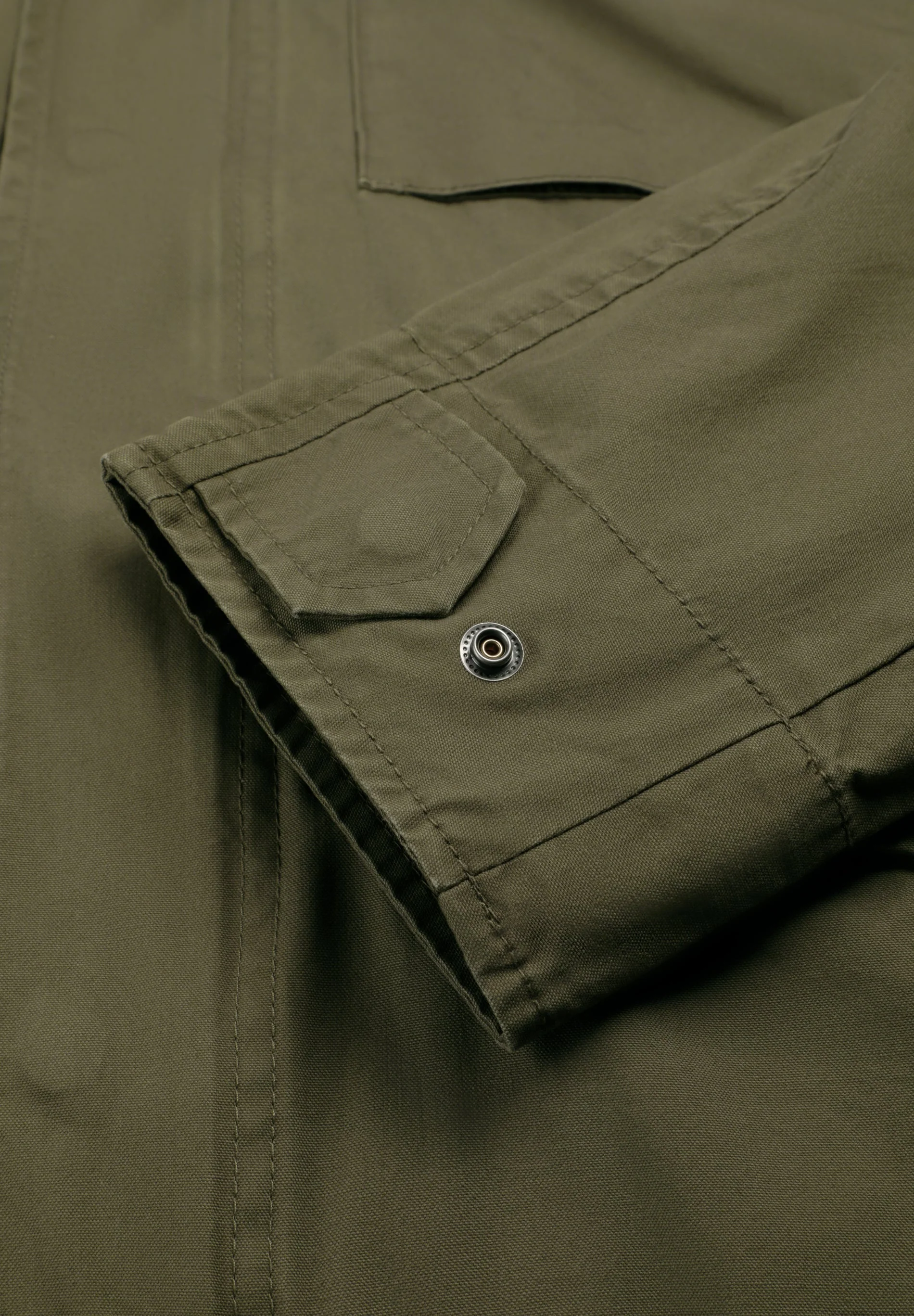 MILITARY JACKET WITH CONCEALED HOOD - Image 14