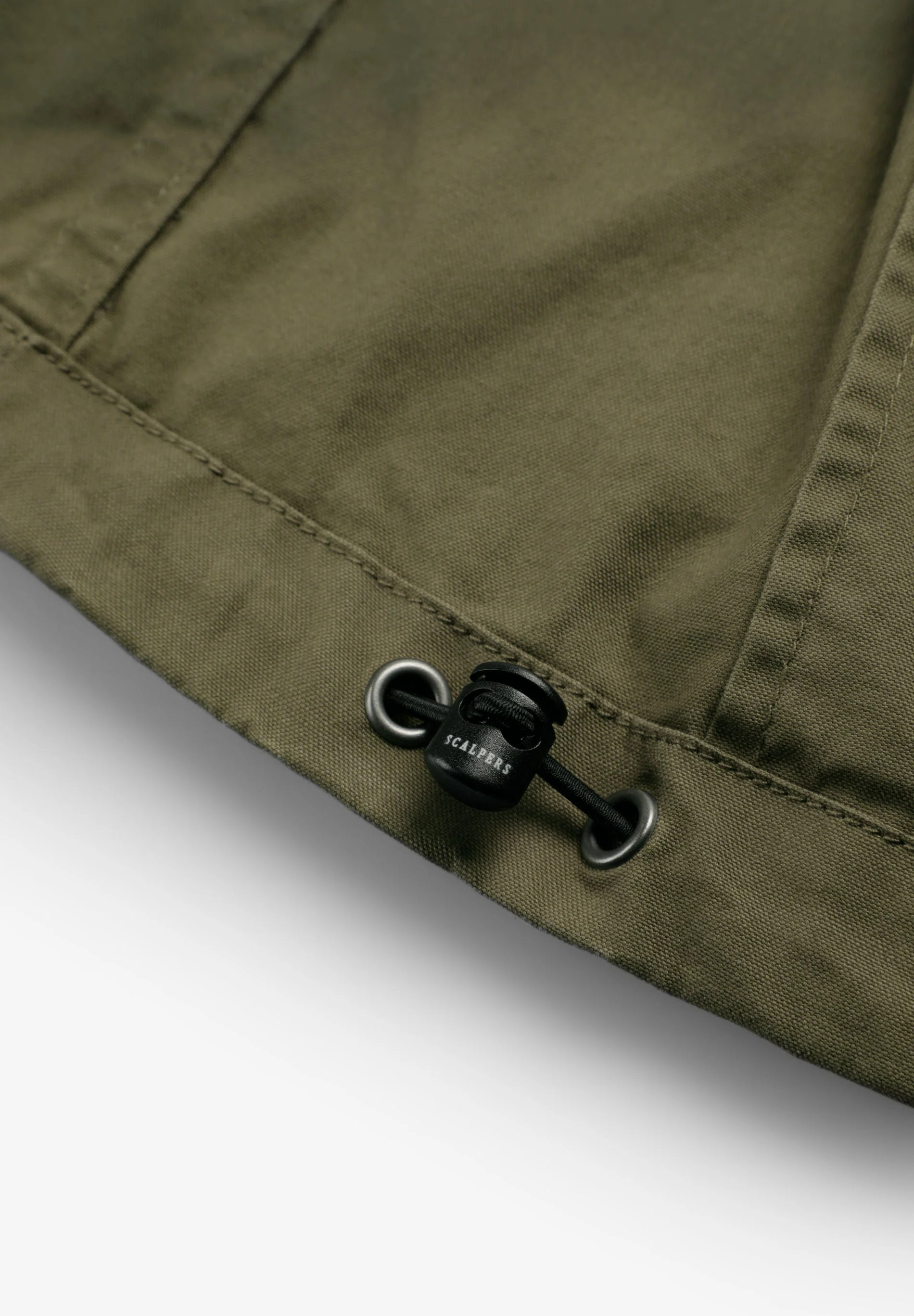 MILITARY JACKET WITH CONCEALED HOOD - Image 15