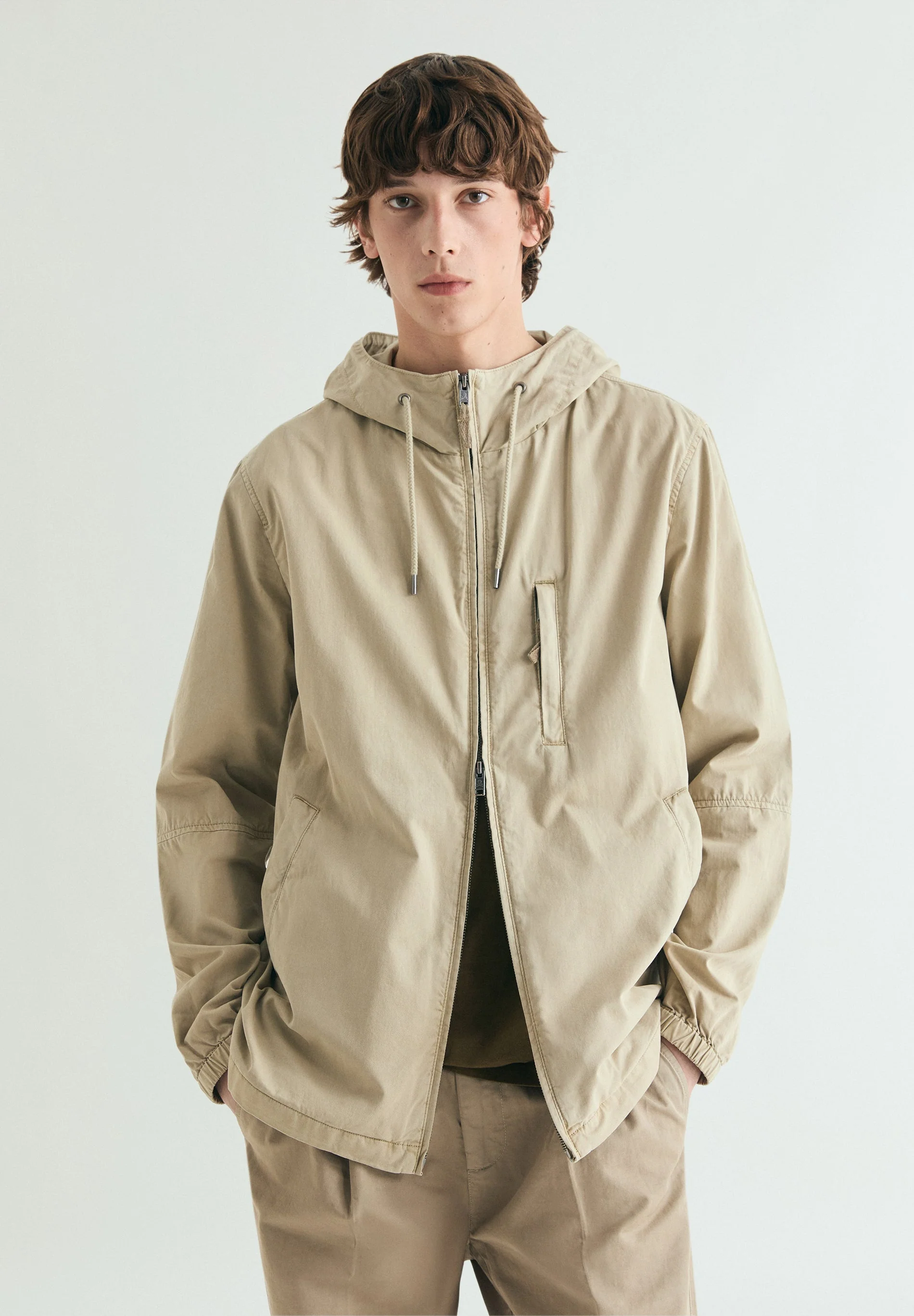 HOODED JACKET WITH MATCHING SKULL