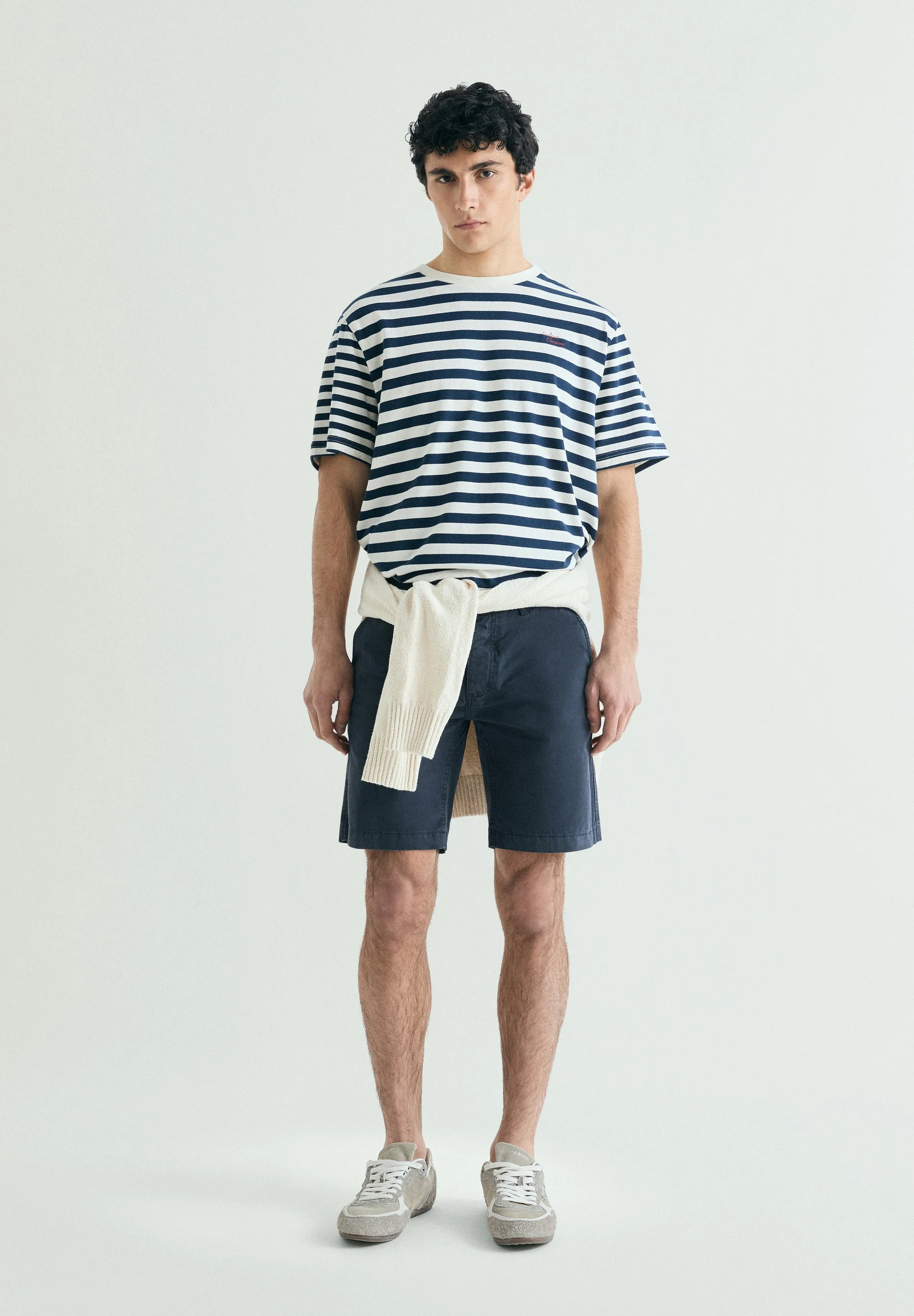 BASIC ORGANIC COTTON BERMUDA SHORTS
