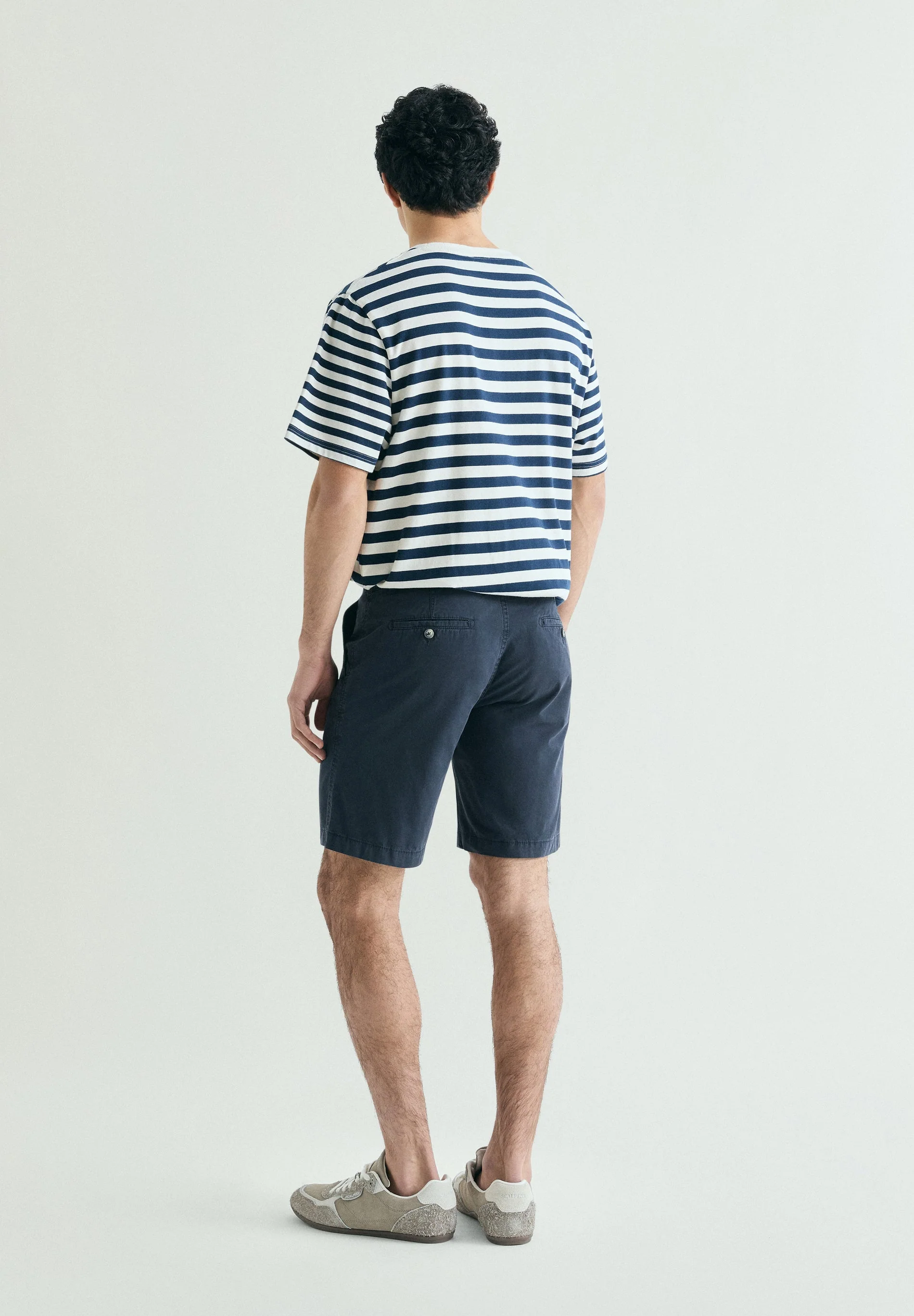 BASIC ORGANIC COTTON BERMUDA SHORTS - Image 3