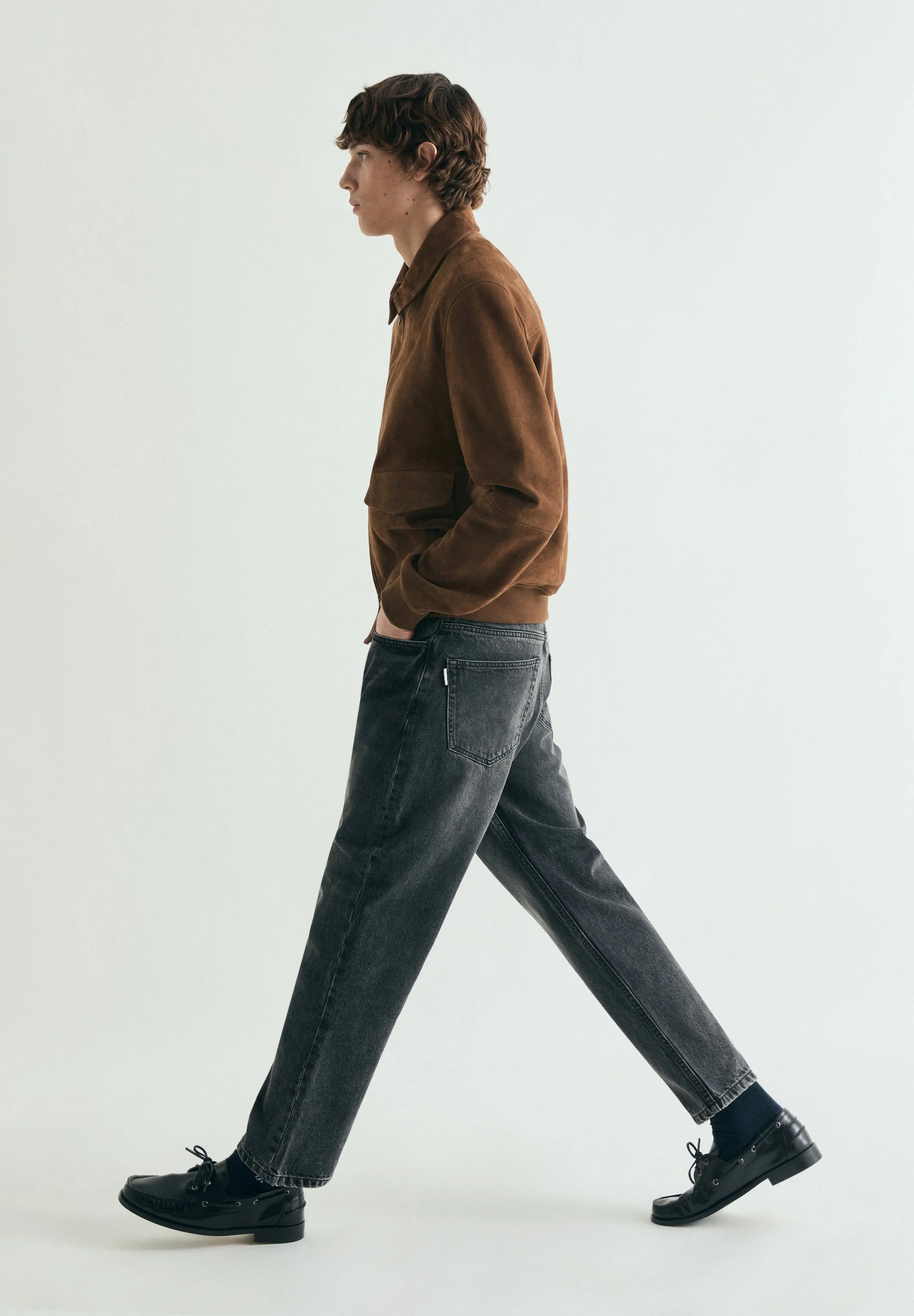 SUEDE BOMBER JACKET - Image 5