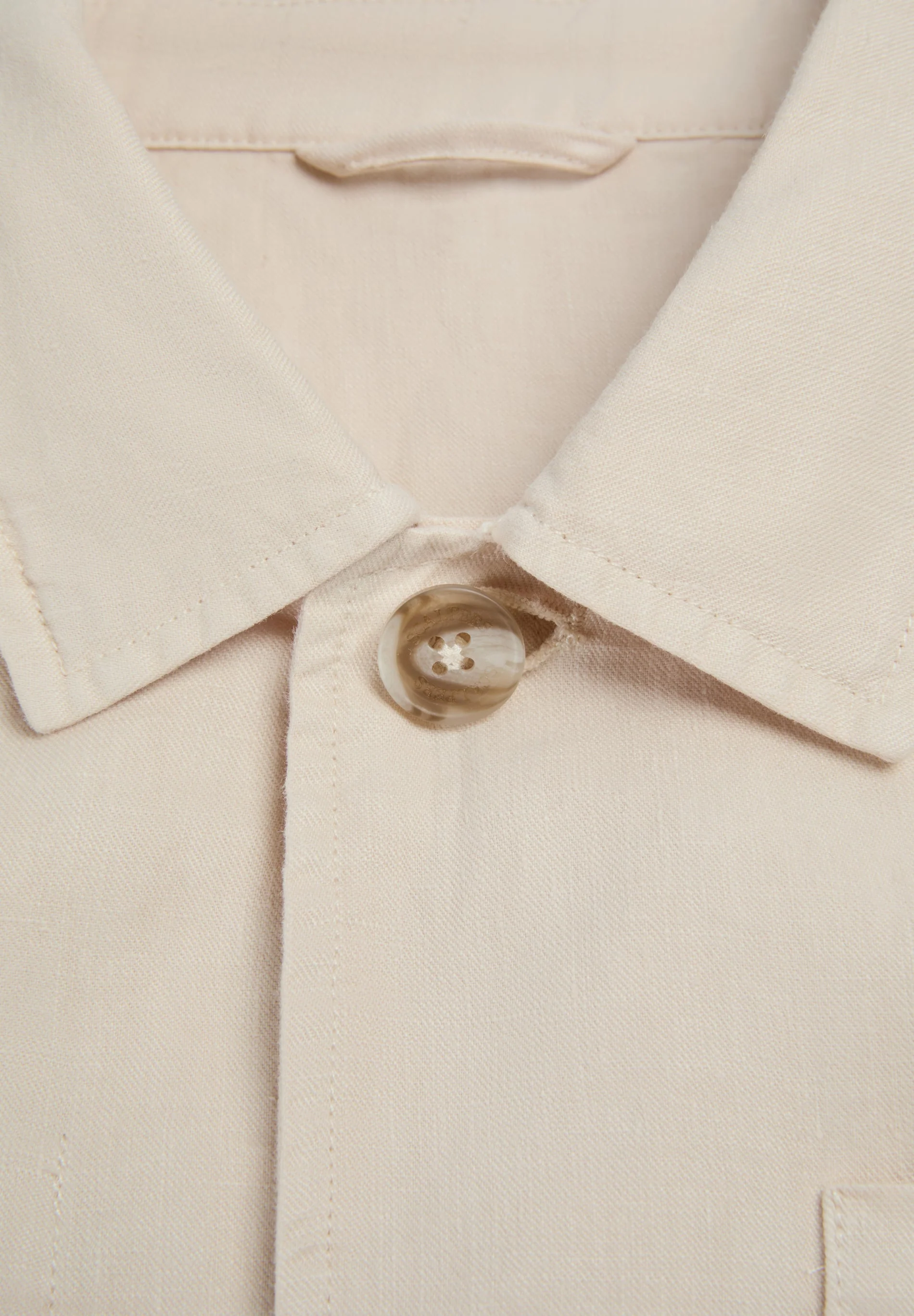 LINEN OVERSHIRT WITH POCKETS - Image 6