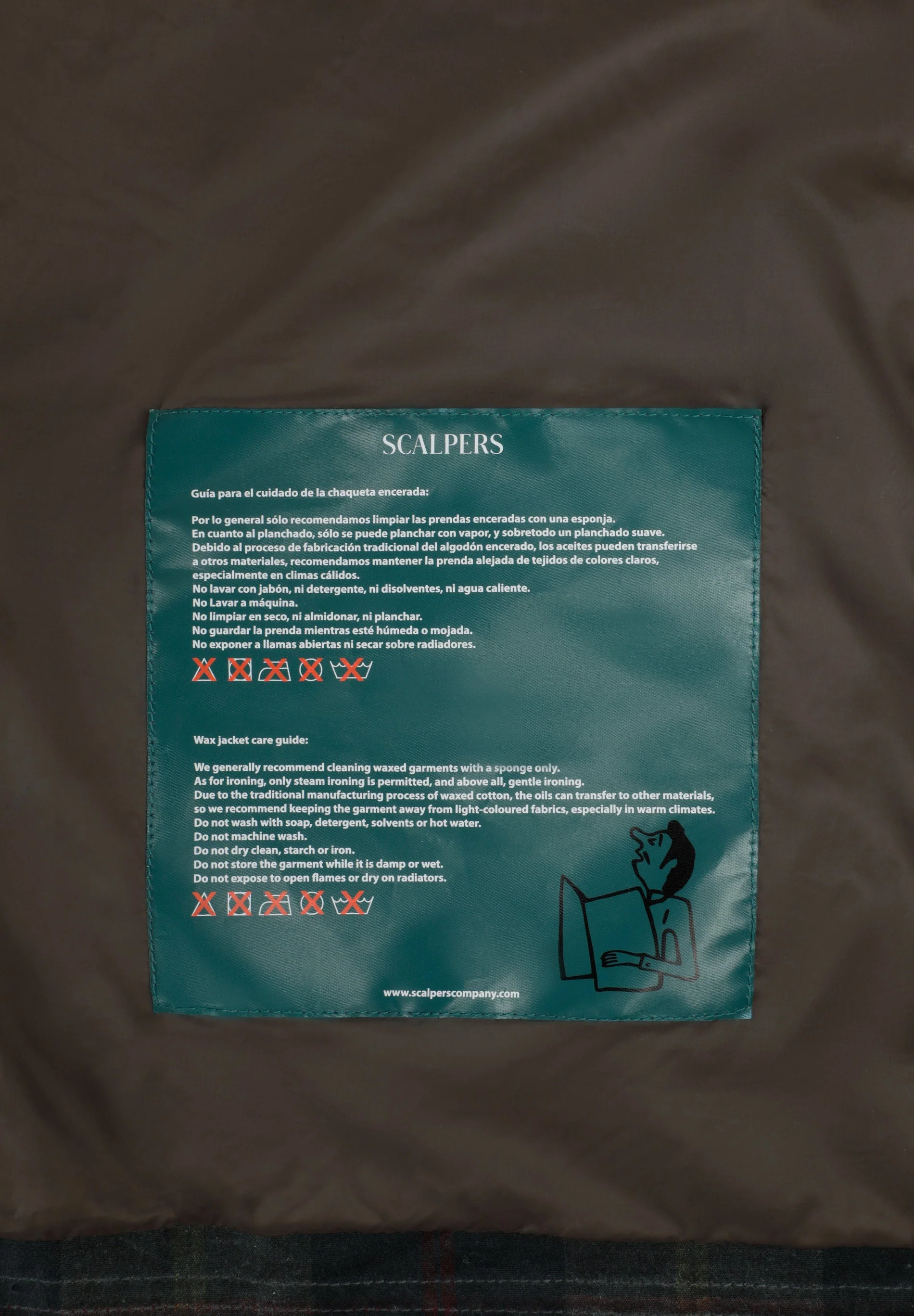 CHECK WAXED JACKET - Image 15