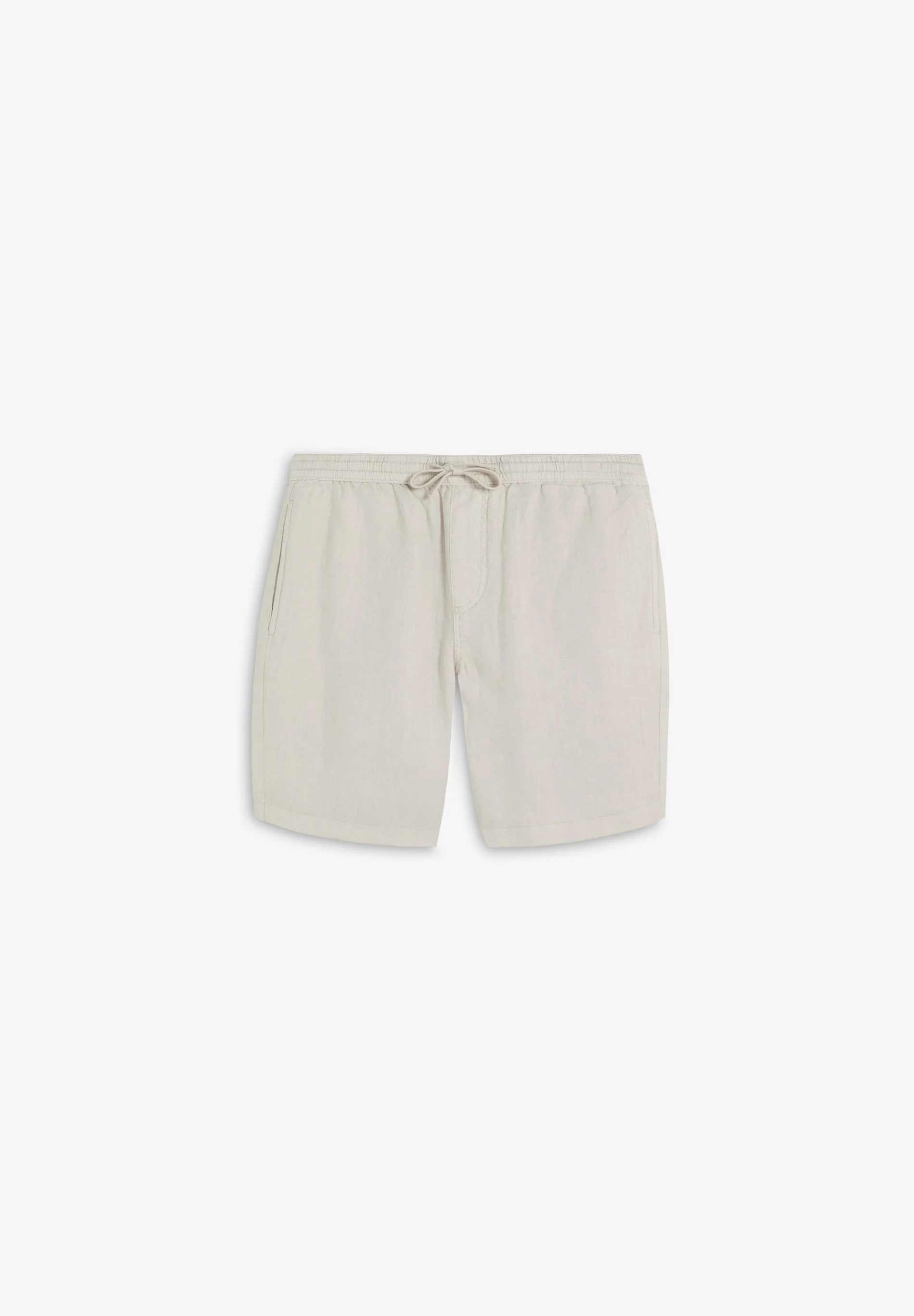 PLAIN LINEN BERMUDA SHORTS - Image 5