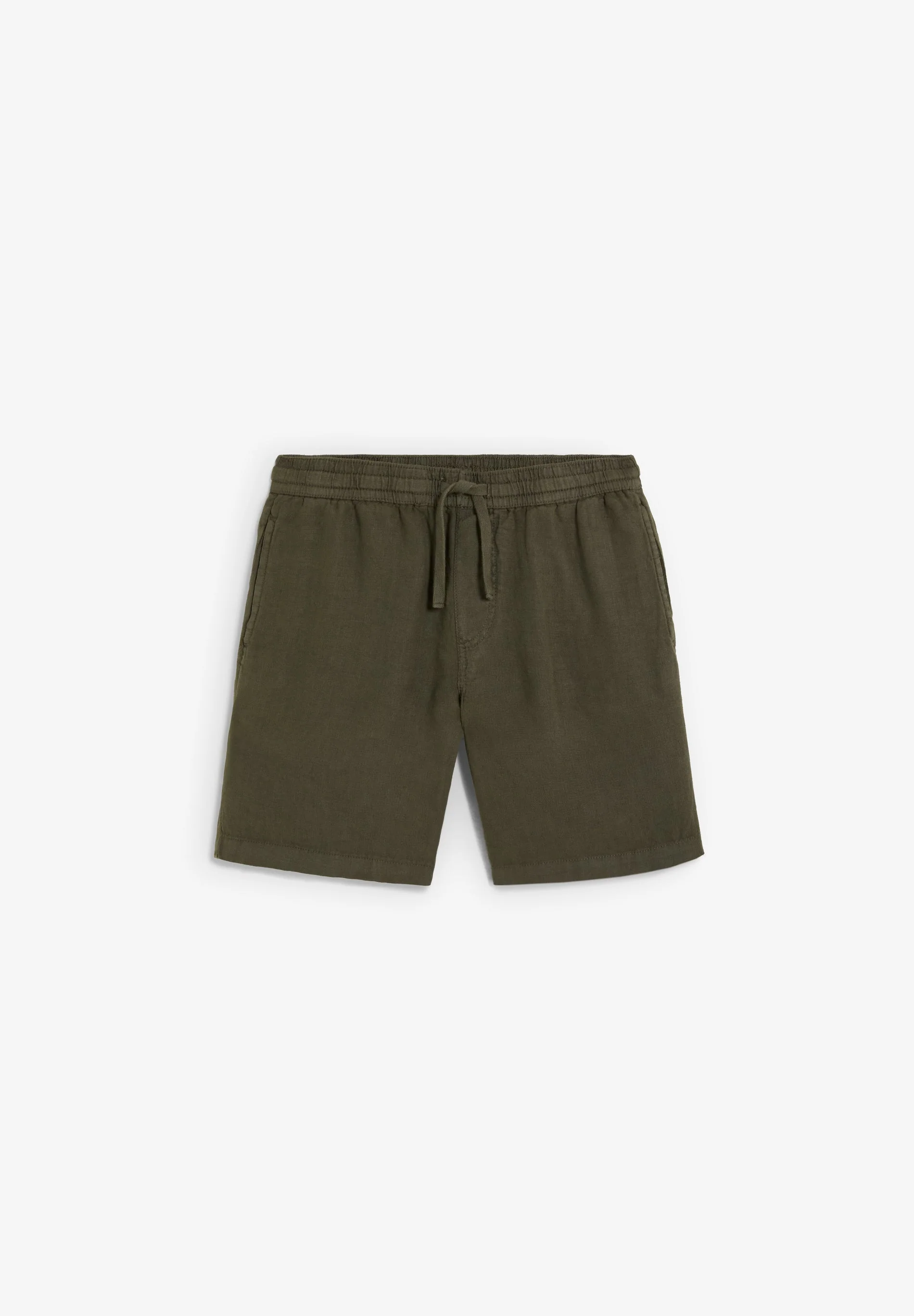 PLAIN LINEN BERMUDA SHORTS - Image 5
