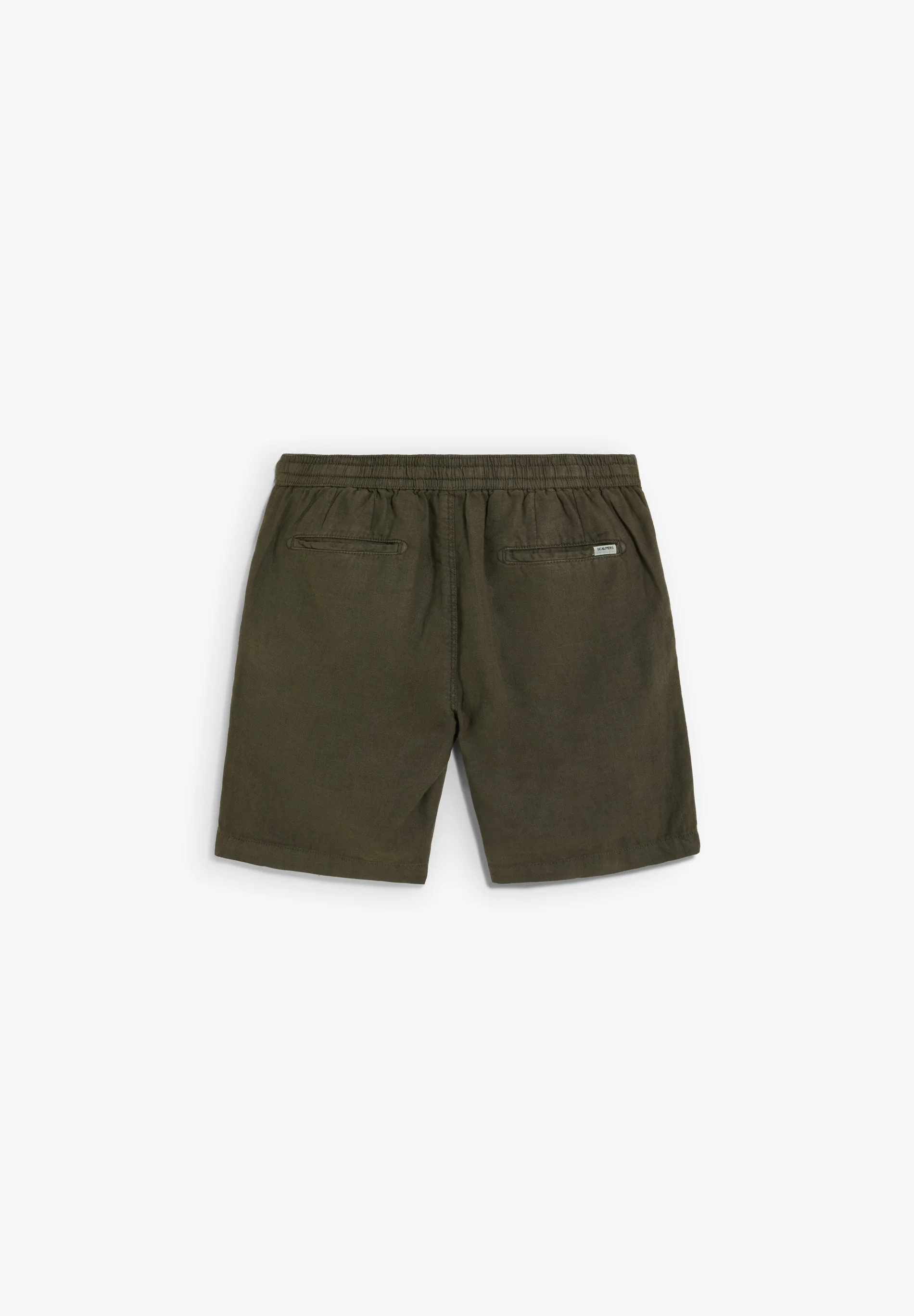 PLAIN LINEN BERMUDA SHORTS - Image 6