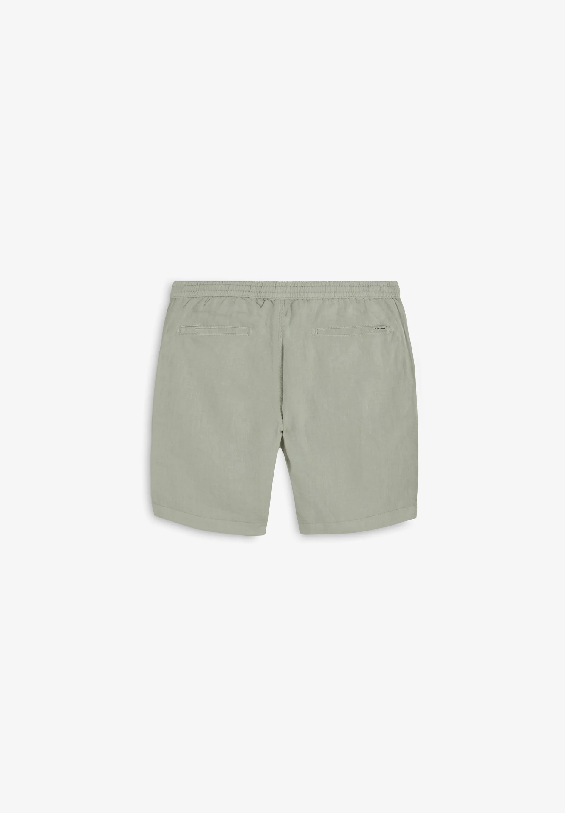 PLAIN LINEN BERMUDA SHORTS - Image 5