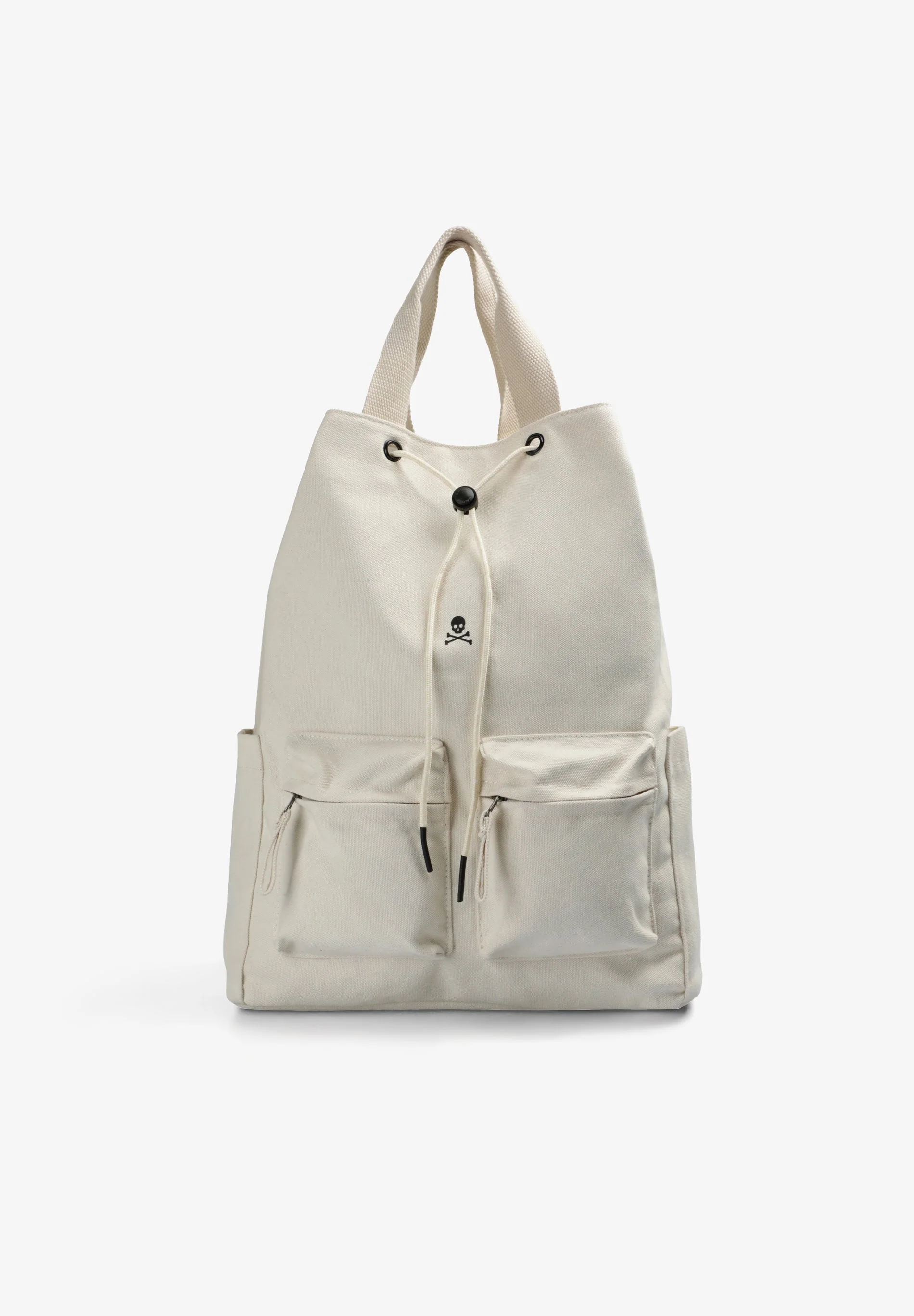 CANVAS BACKPACK WITH ADJUSTABLE DRAWSTRING