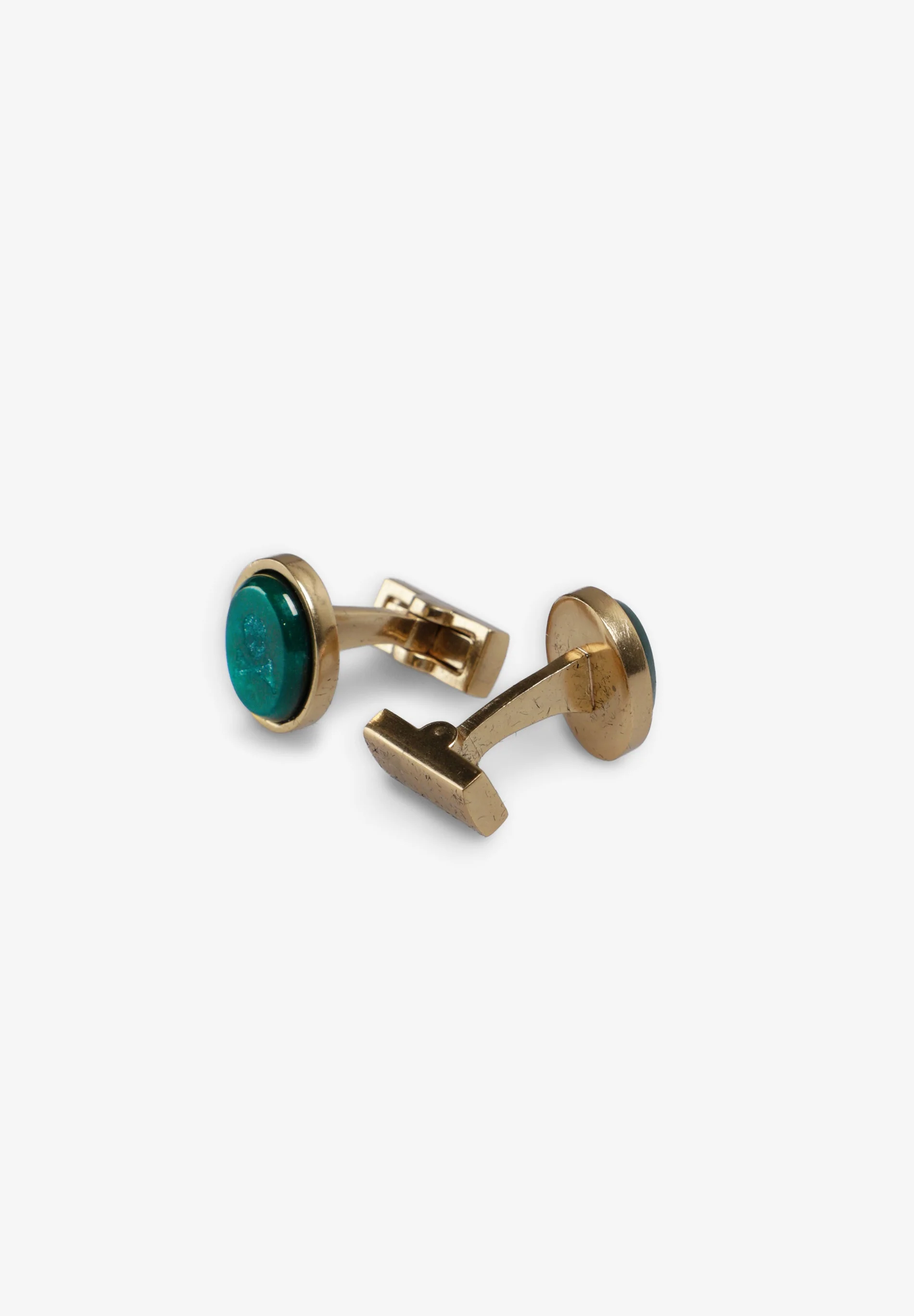OVAL NATURAL STONE CUFFLINKS - Image 3