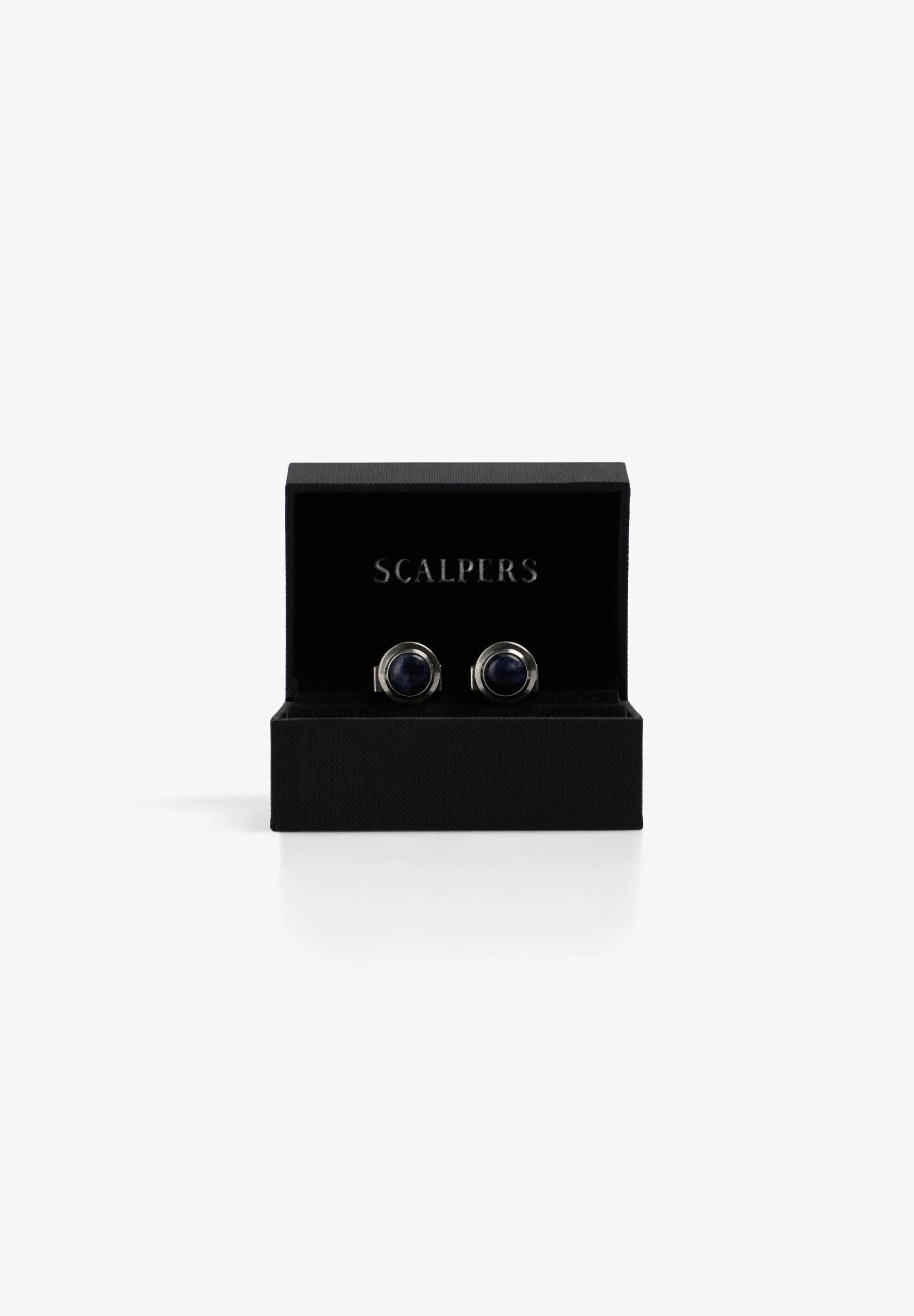 ROUND NATURAL STONE CUFFLINKS - Image 4