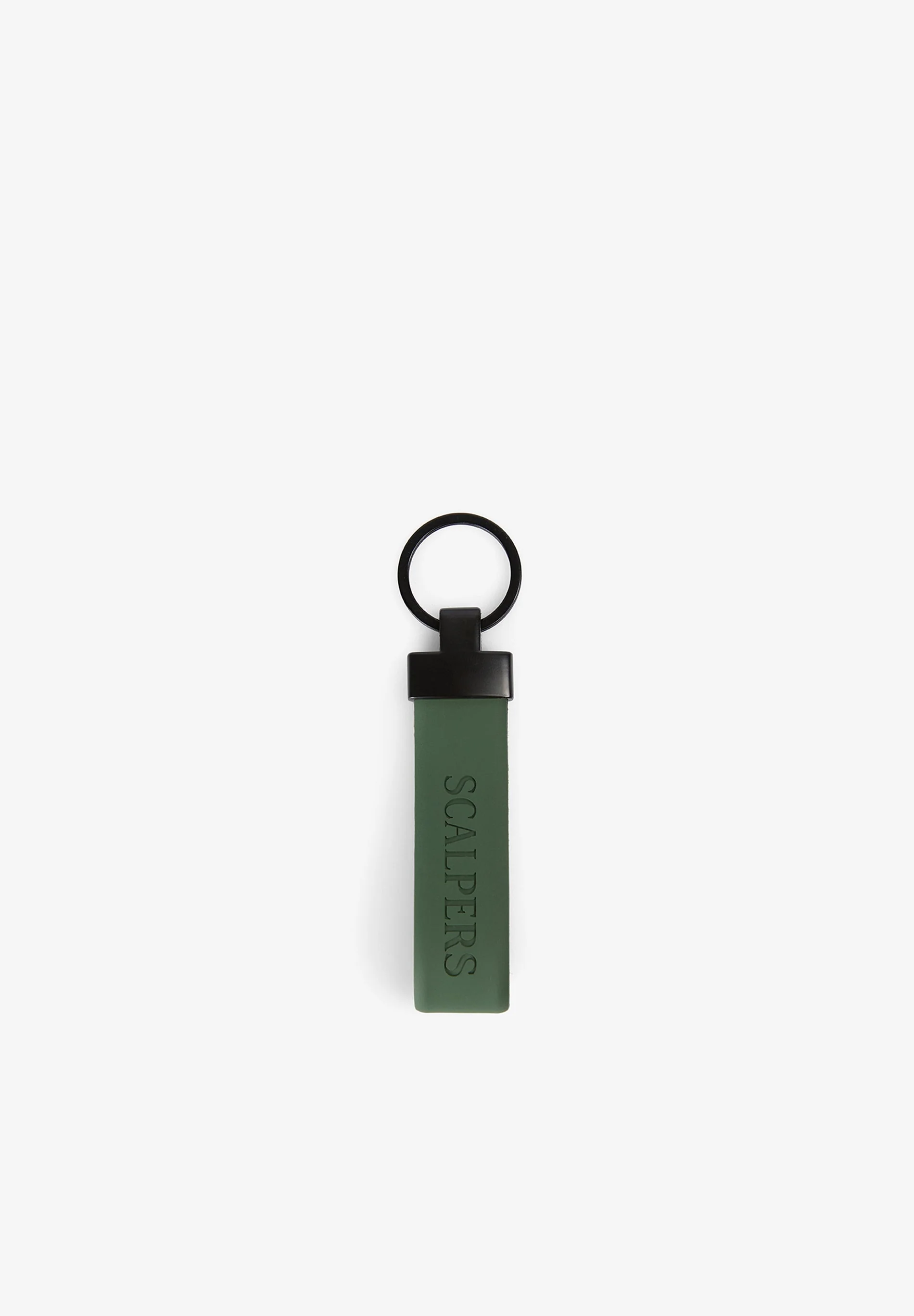 ENGRAVED RUBBER KEYCHAIN
