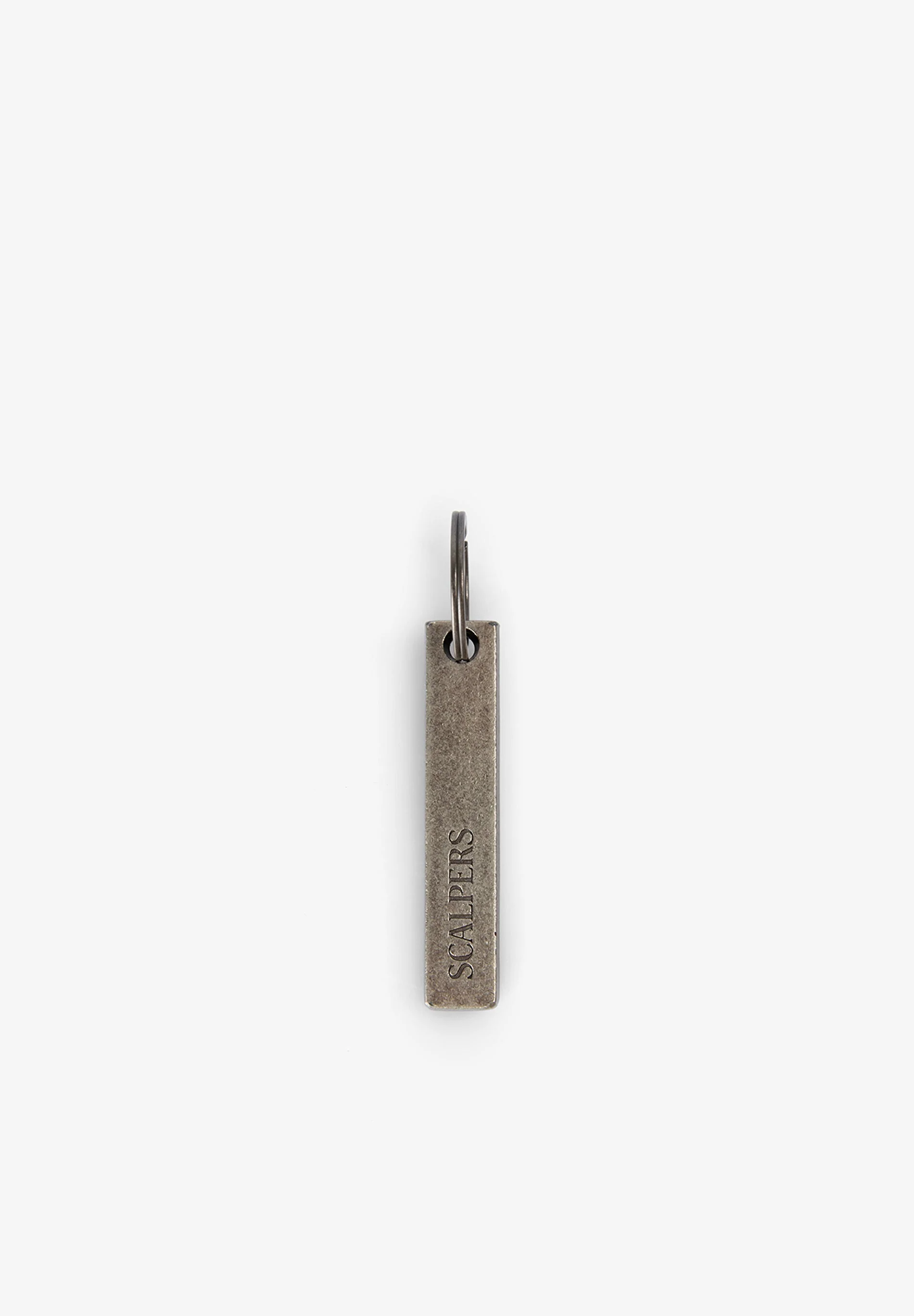 METAL KEYCHAIN WITH ENGRAVED LOGO