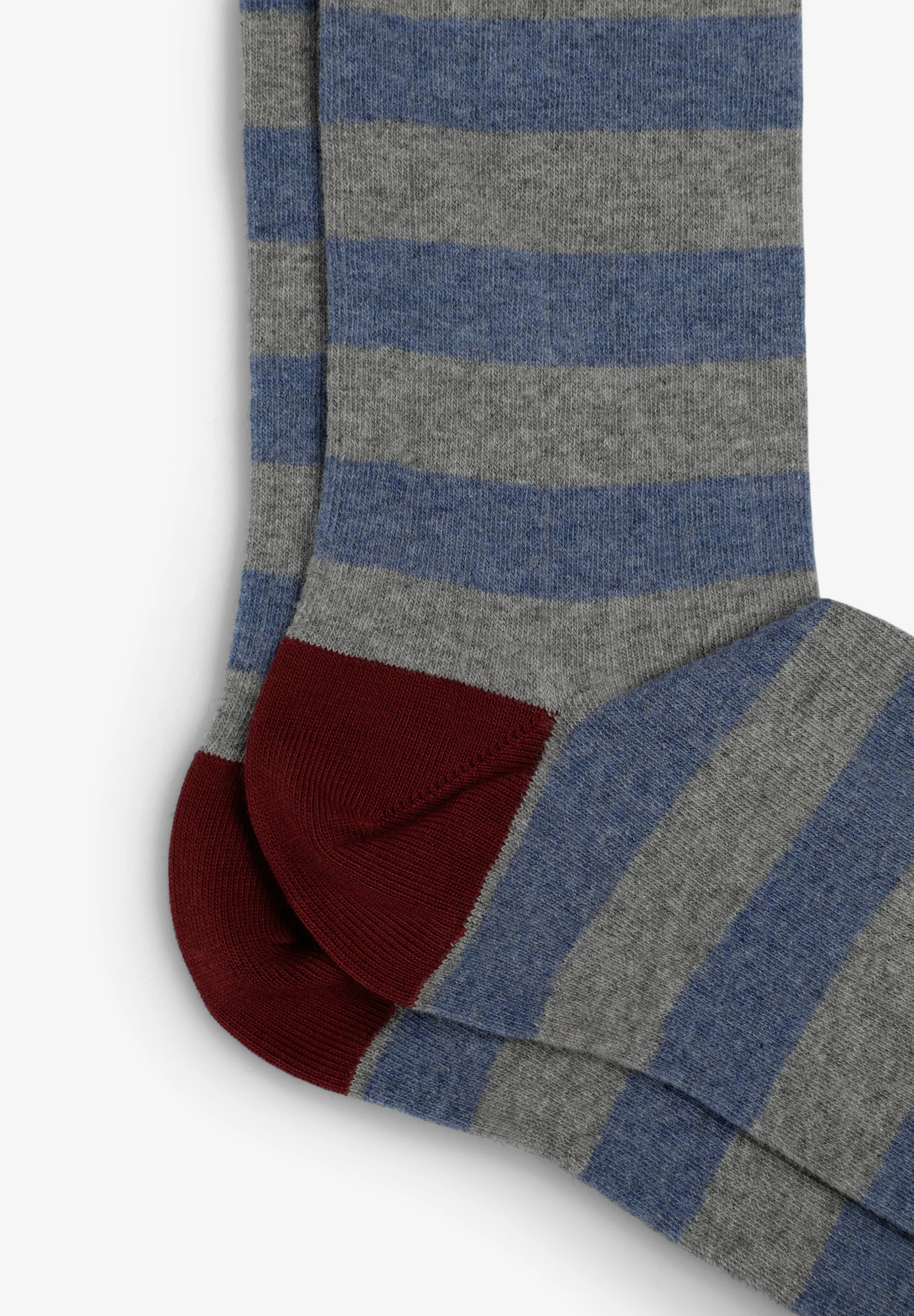 STRIPED EMBROIDERED SKULL SOCKS - Image 3