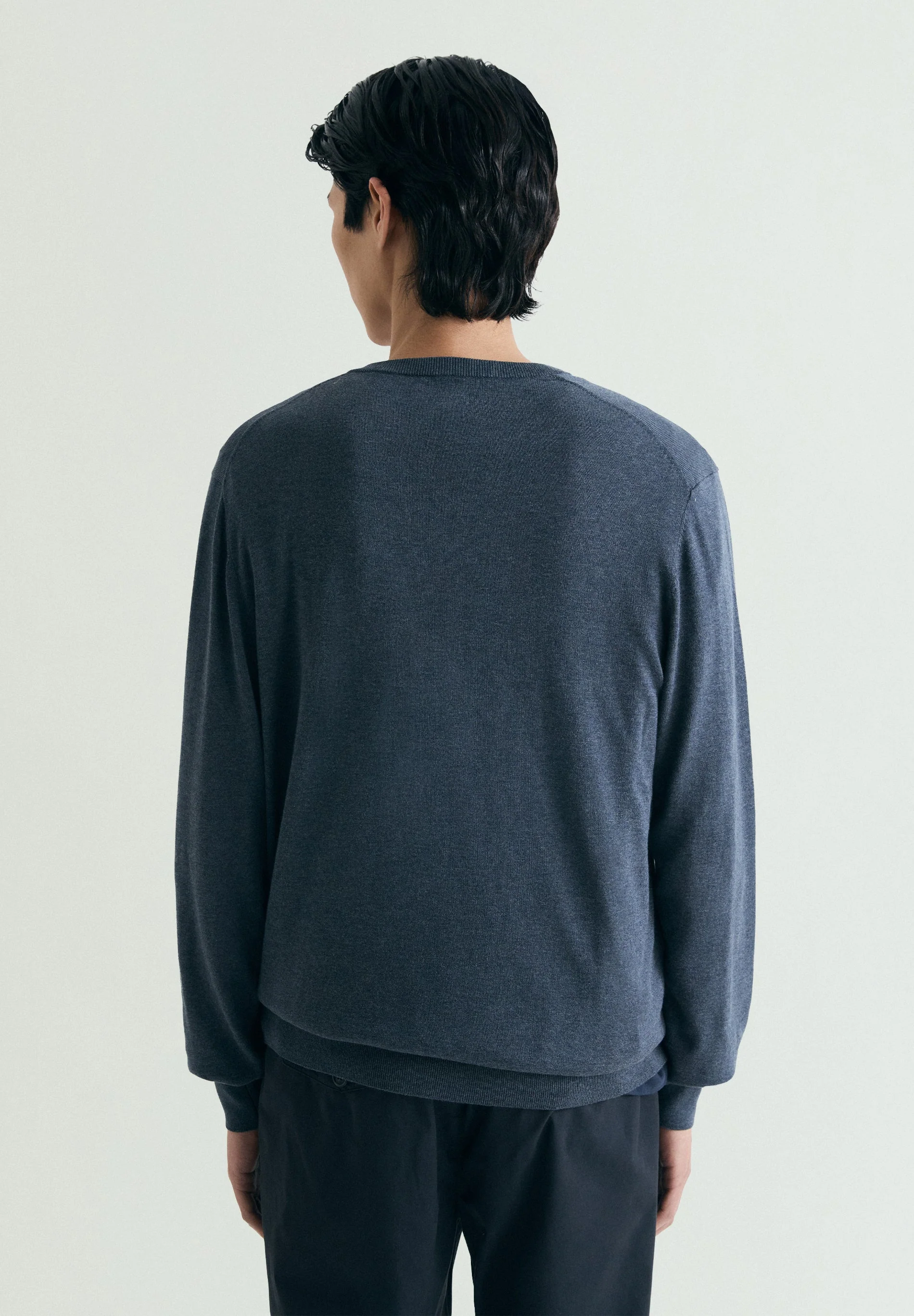 SUPIMA SWEATER WITH TONAL EMBROIDERY - Image 4