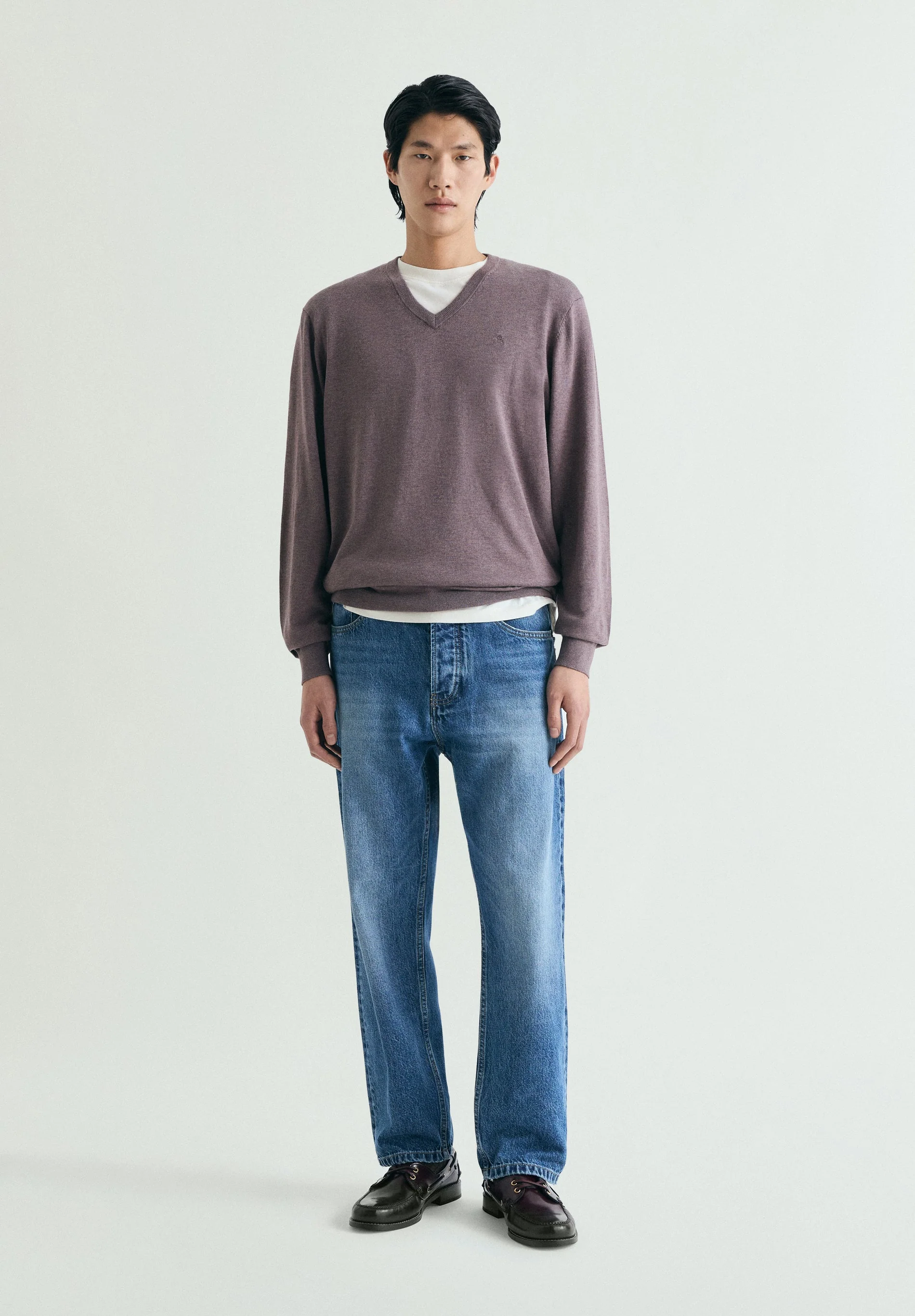 SUPIMA SWEATER WITH TONAL EMBROIDERY - Image 2