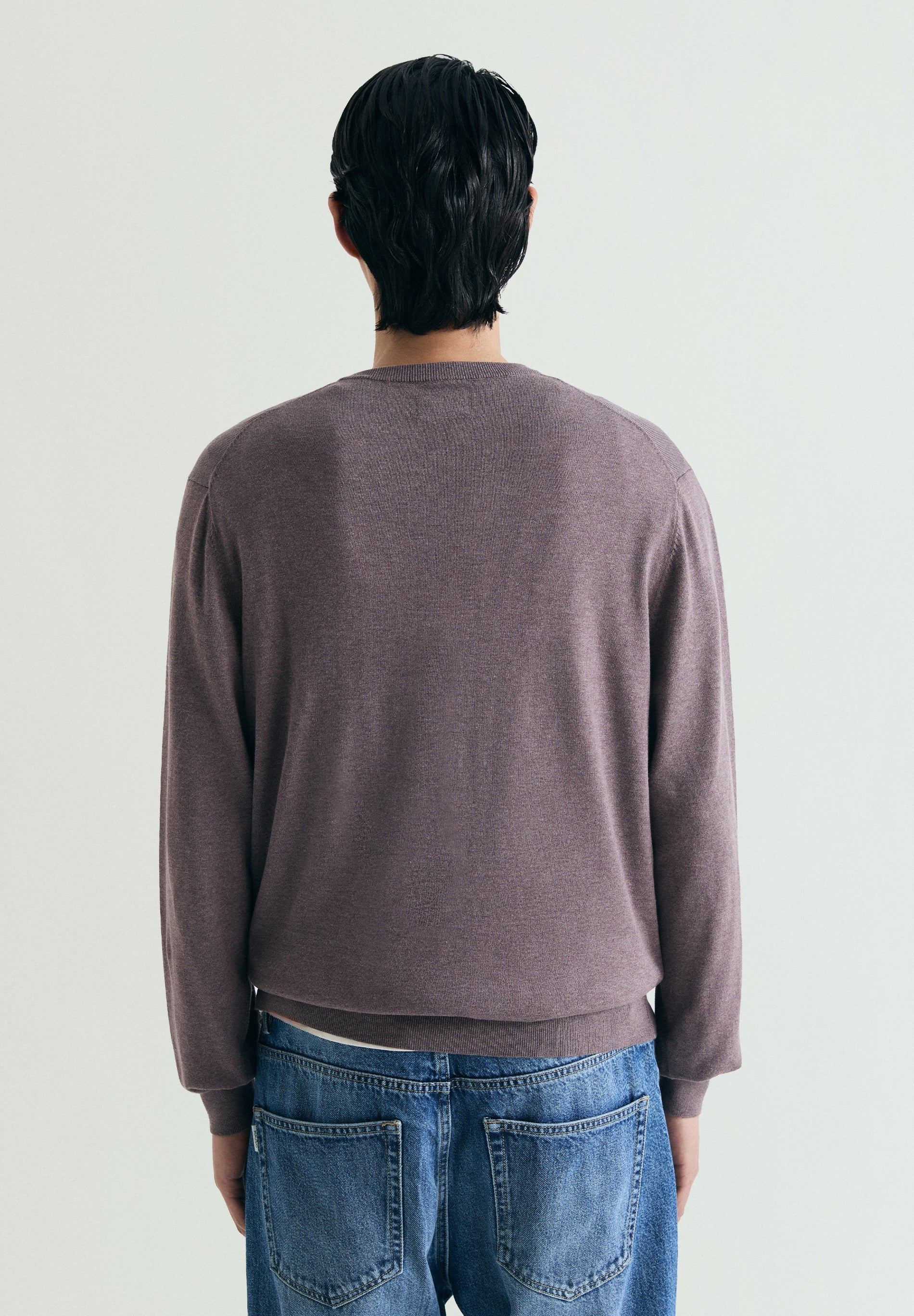 SUPIMA SWEATER WITH TONAL EMBROIDERY - Image 4