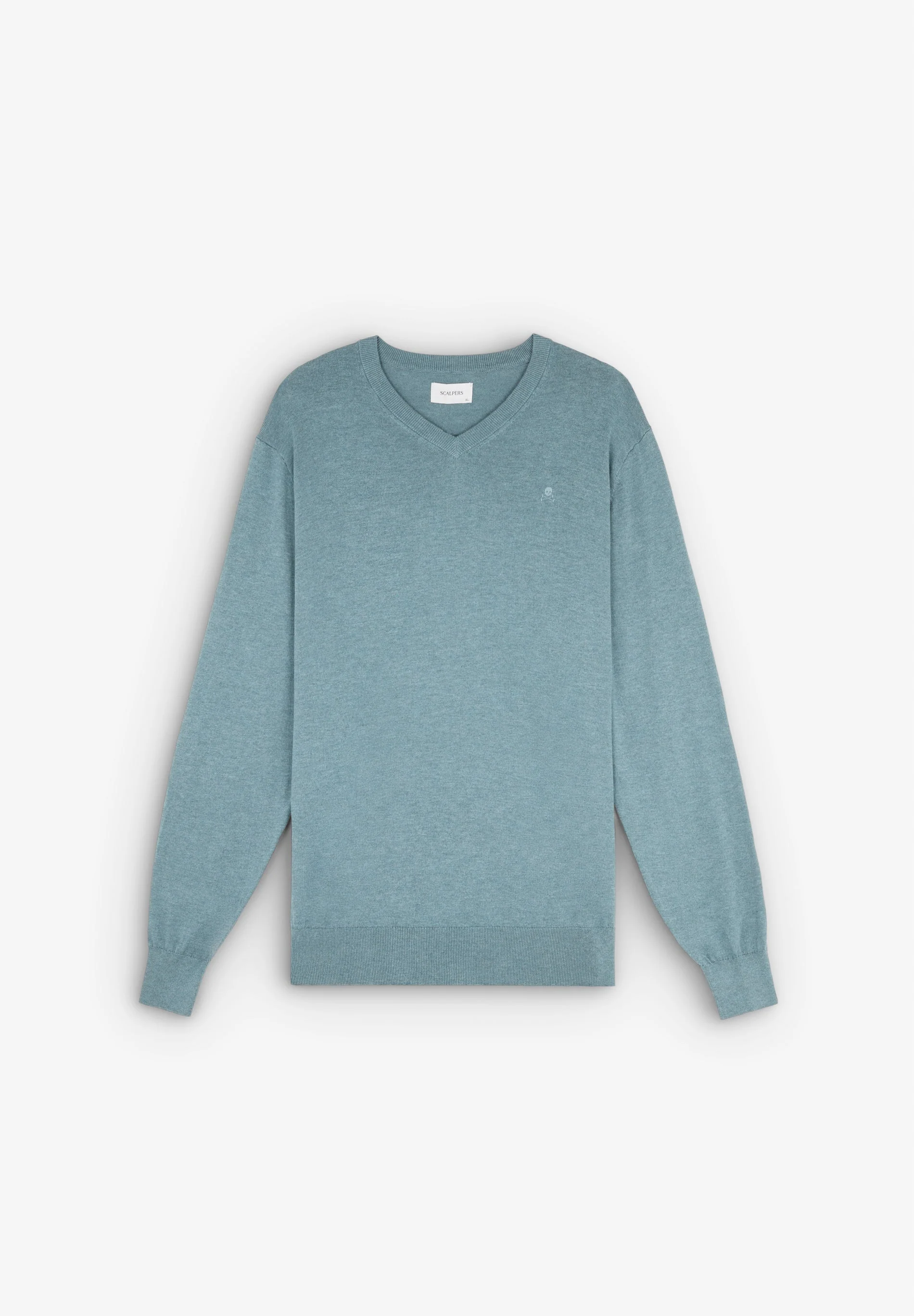 SUPIMA SWEATER WITH TONAL EMBROIDERY - Image 5