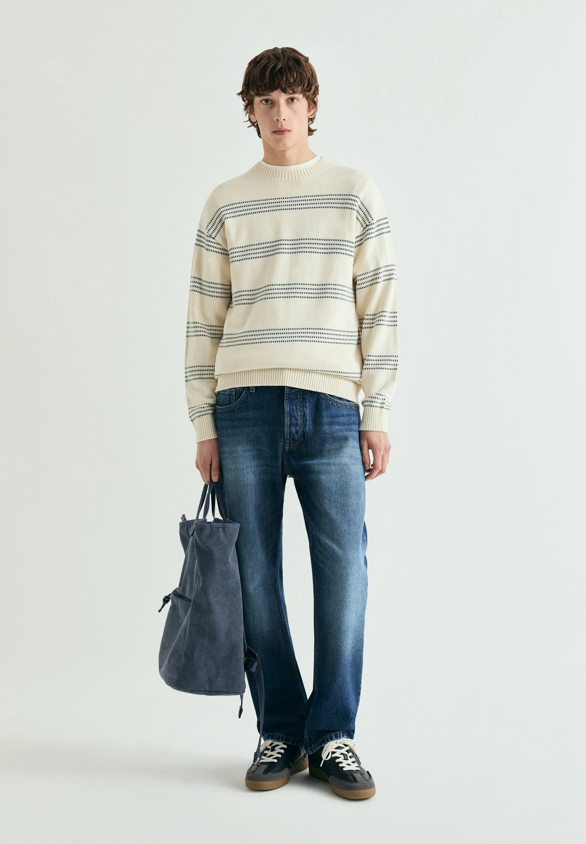 RETRO STRIPED SWEATER - Image 2