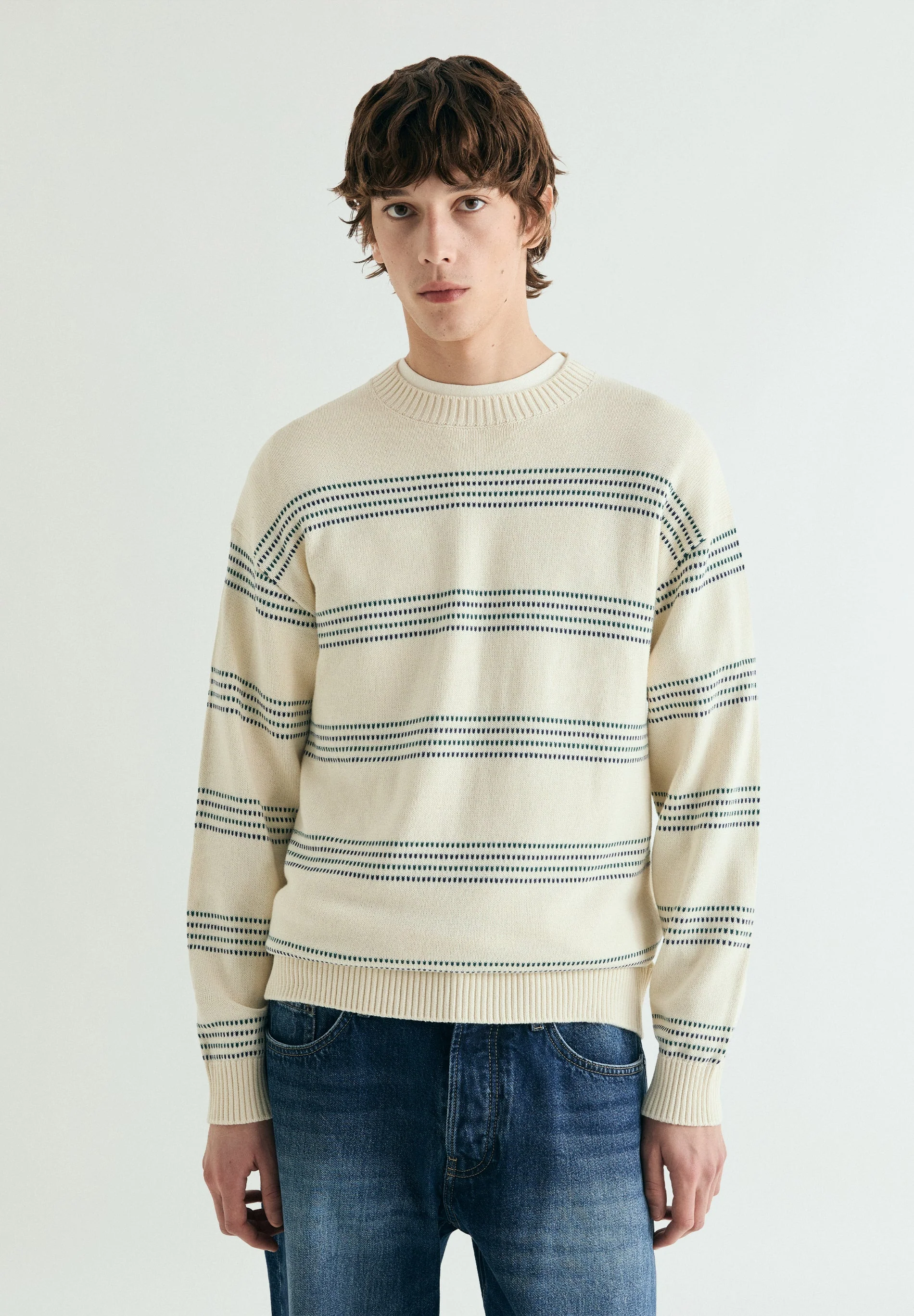 RETRO STRIPED SWEATER - Image 4