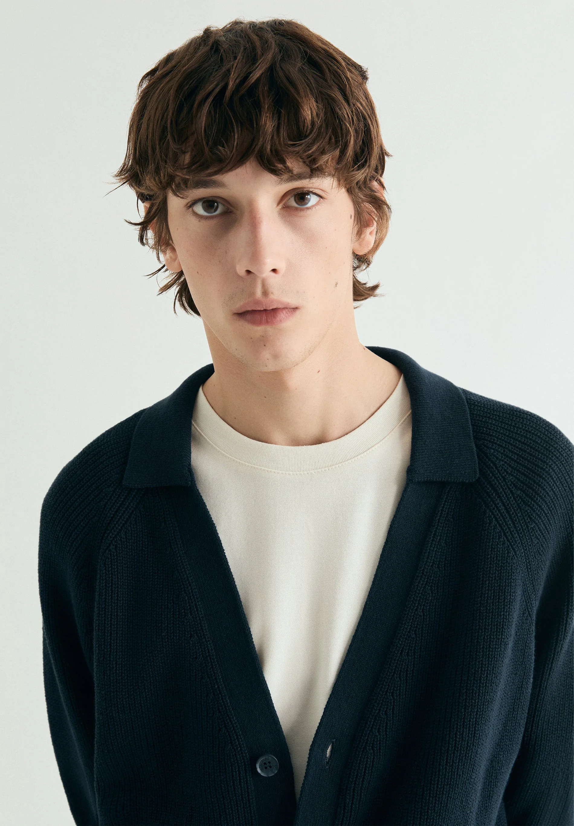 COTTON AND LINEN CARDIGAN - Image 3