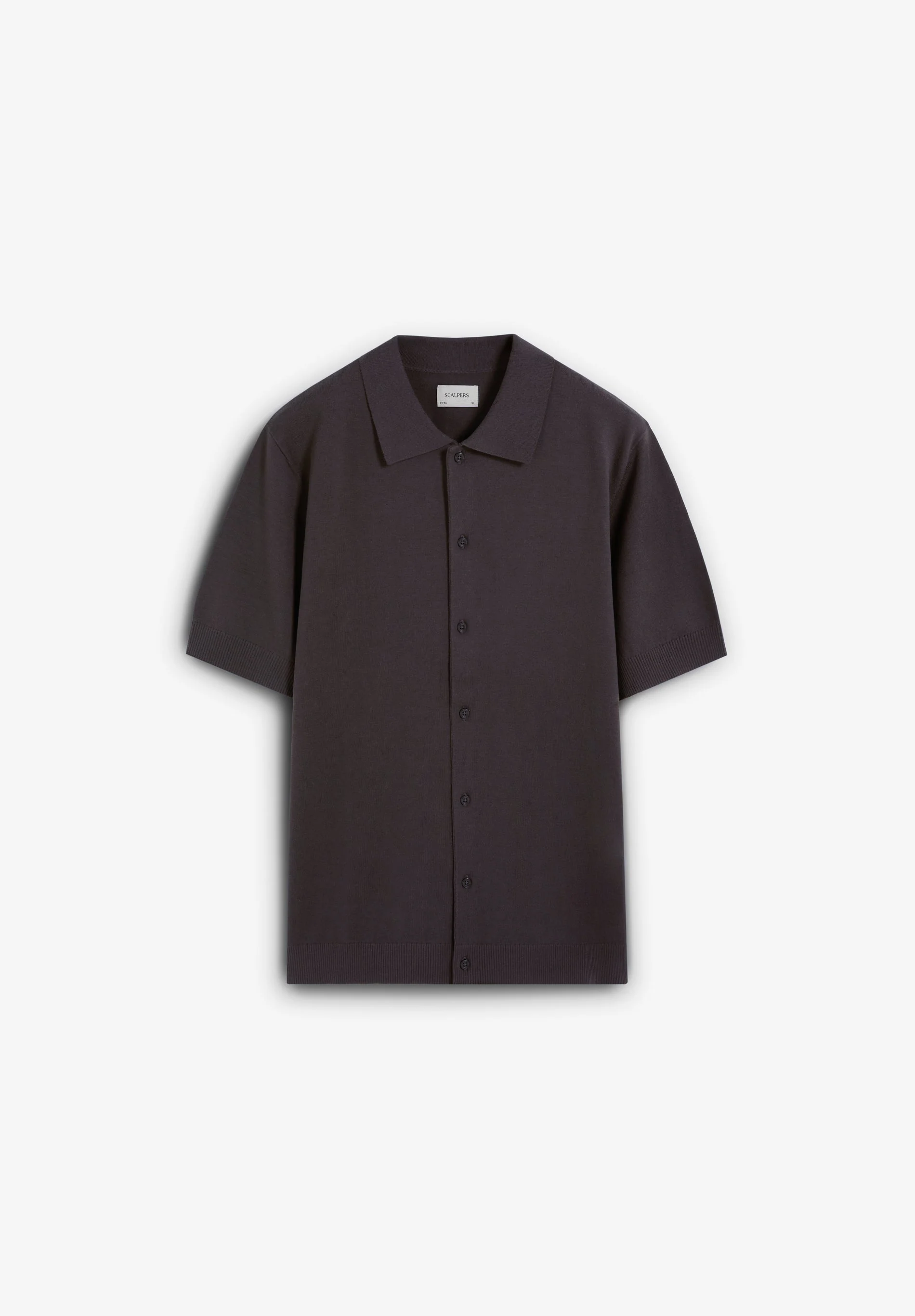 FINE KNIT POLO SHIRT WITH BUTTONS - Image 6