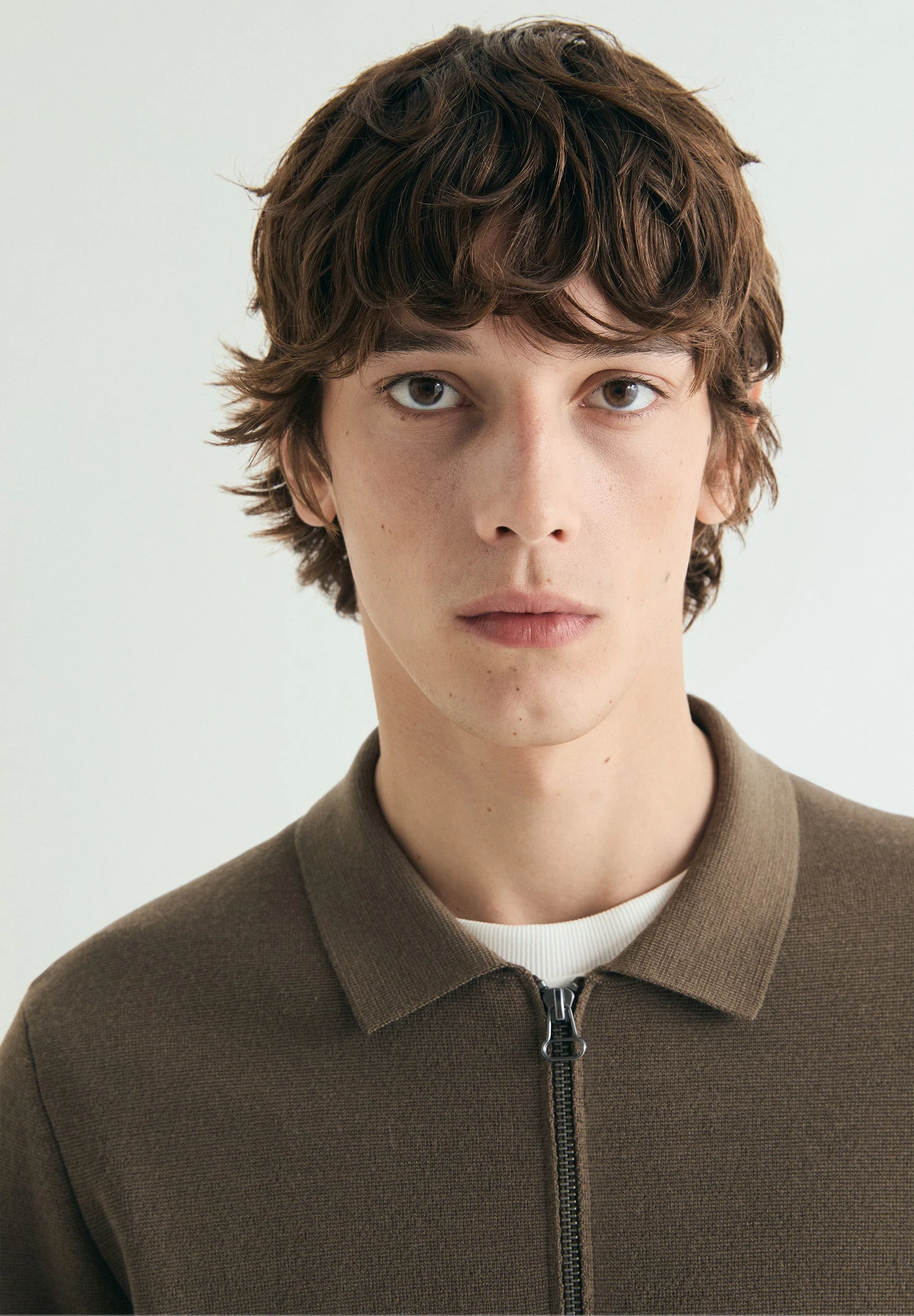 WOOL CARDIGAN WITH ZIP - Image 4