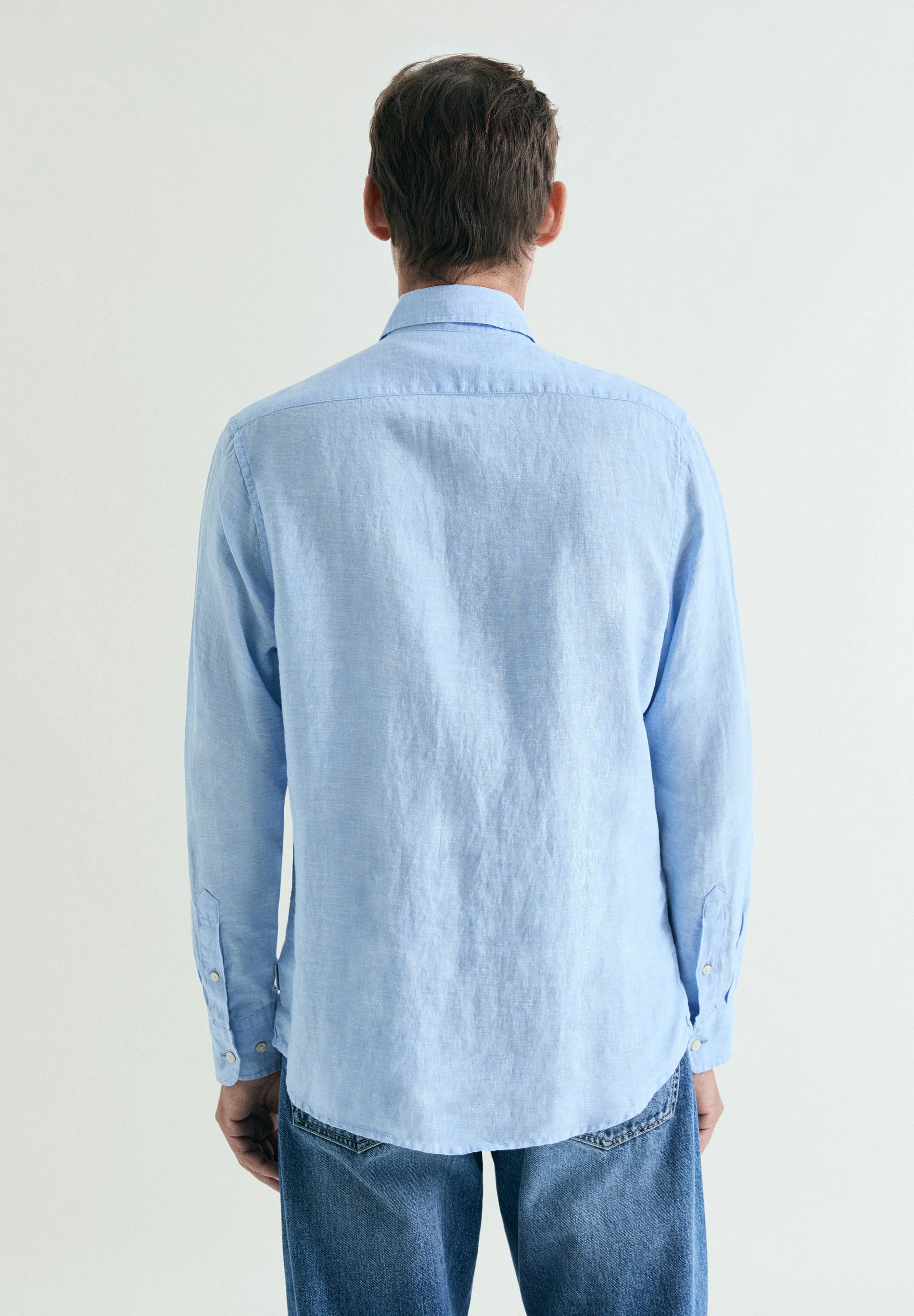 SLIM FIT LINEN SHIRT - Image 4