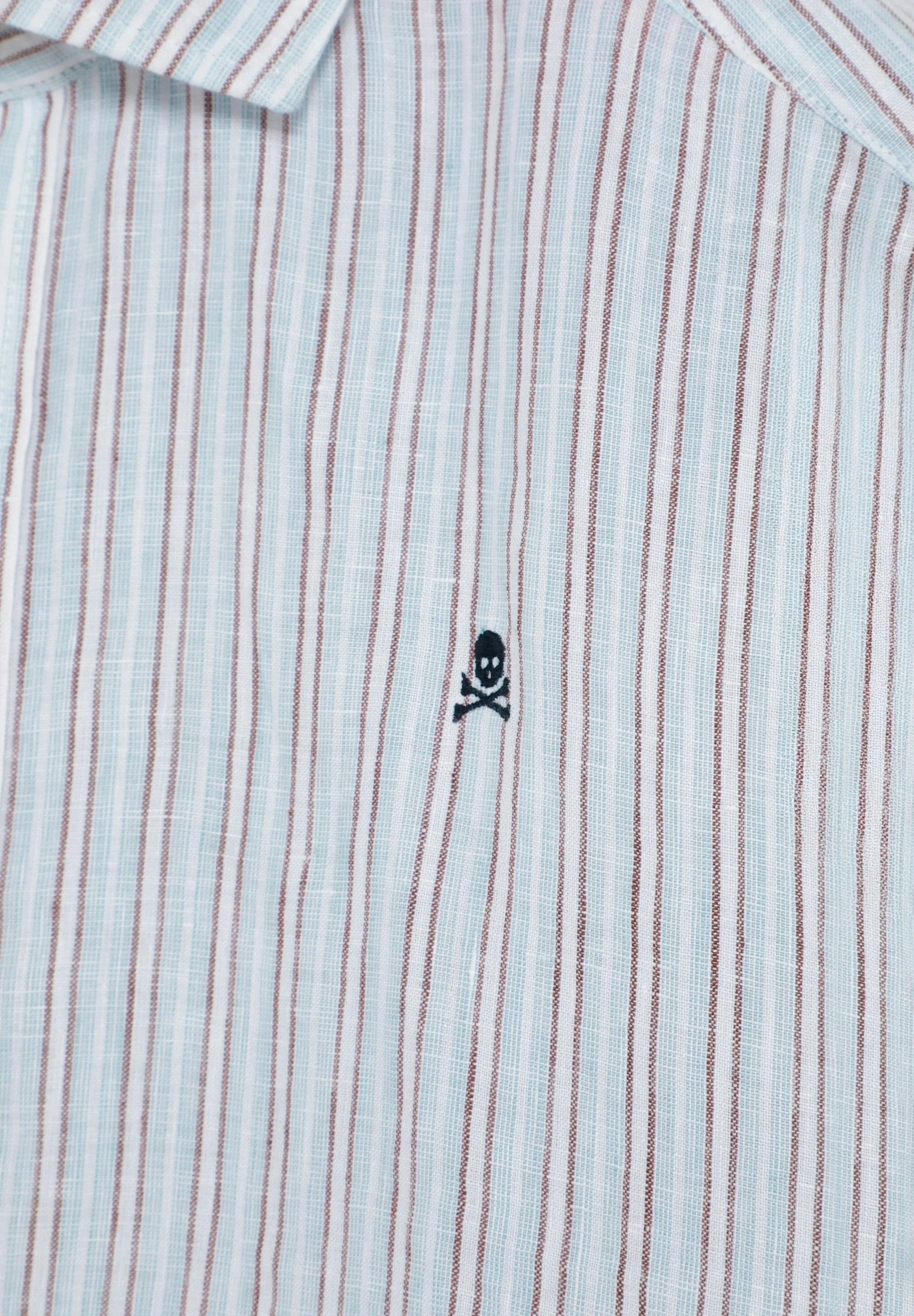 SLIM FIT LINEN SHIRT - Image 6