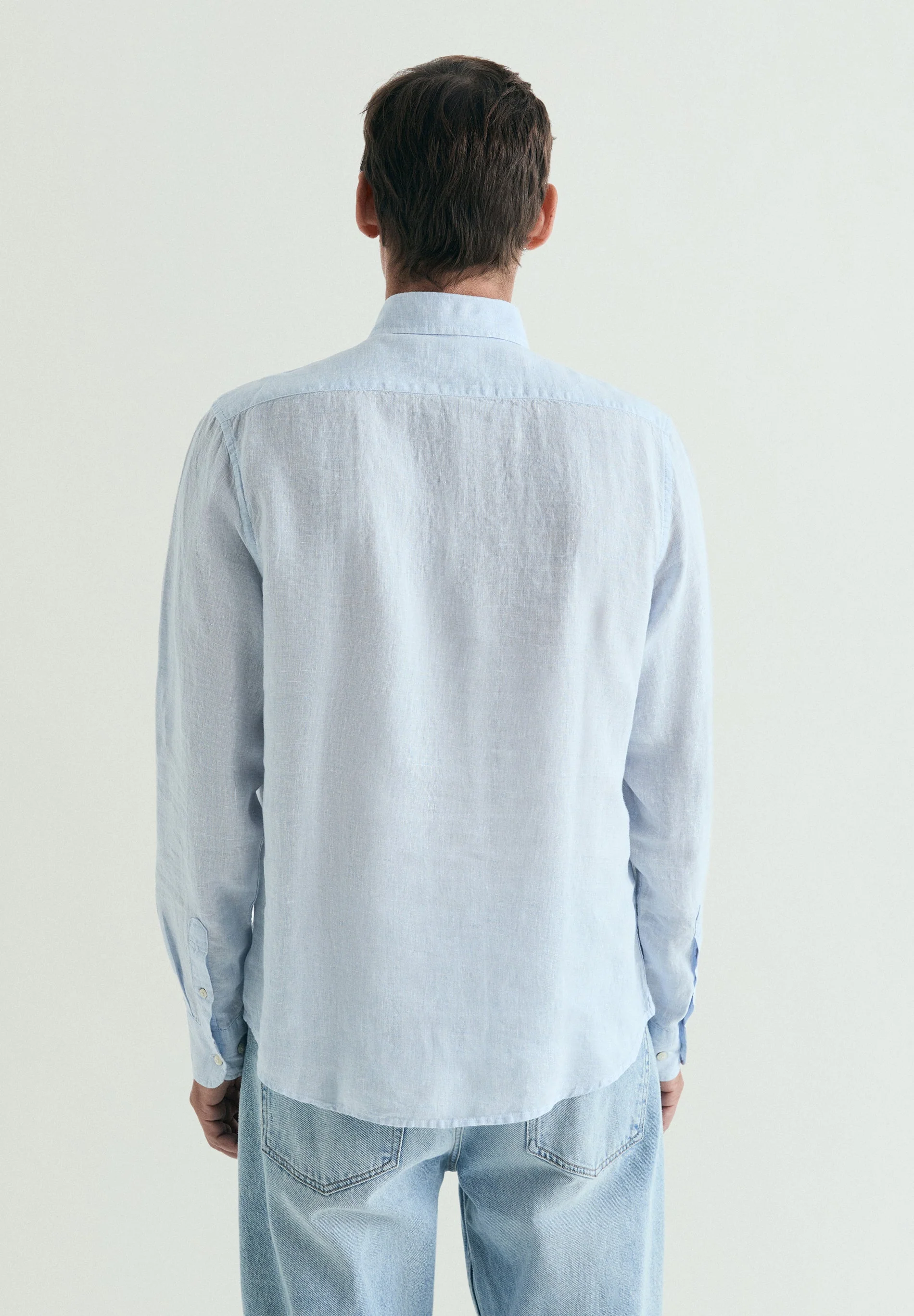 SLIM FIT LINEN SHIRT - Image 4