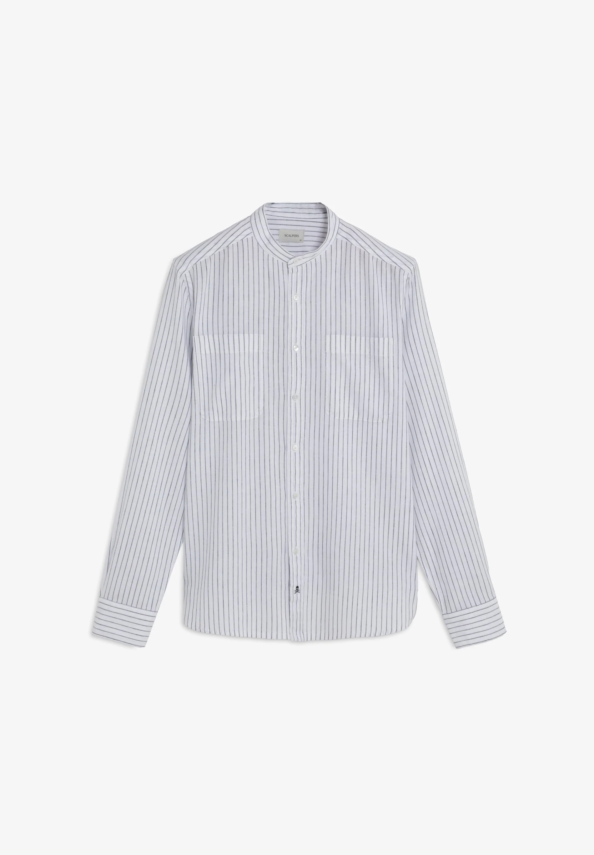 SCLINEN POCKET MAO SHIRT - Image 4