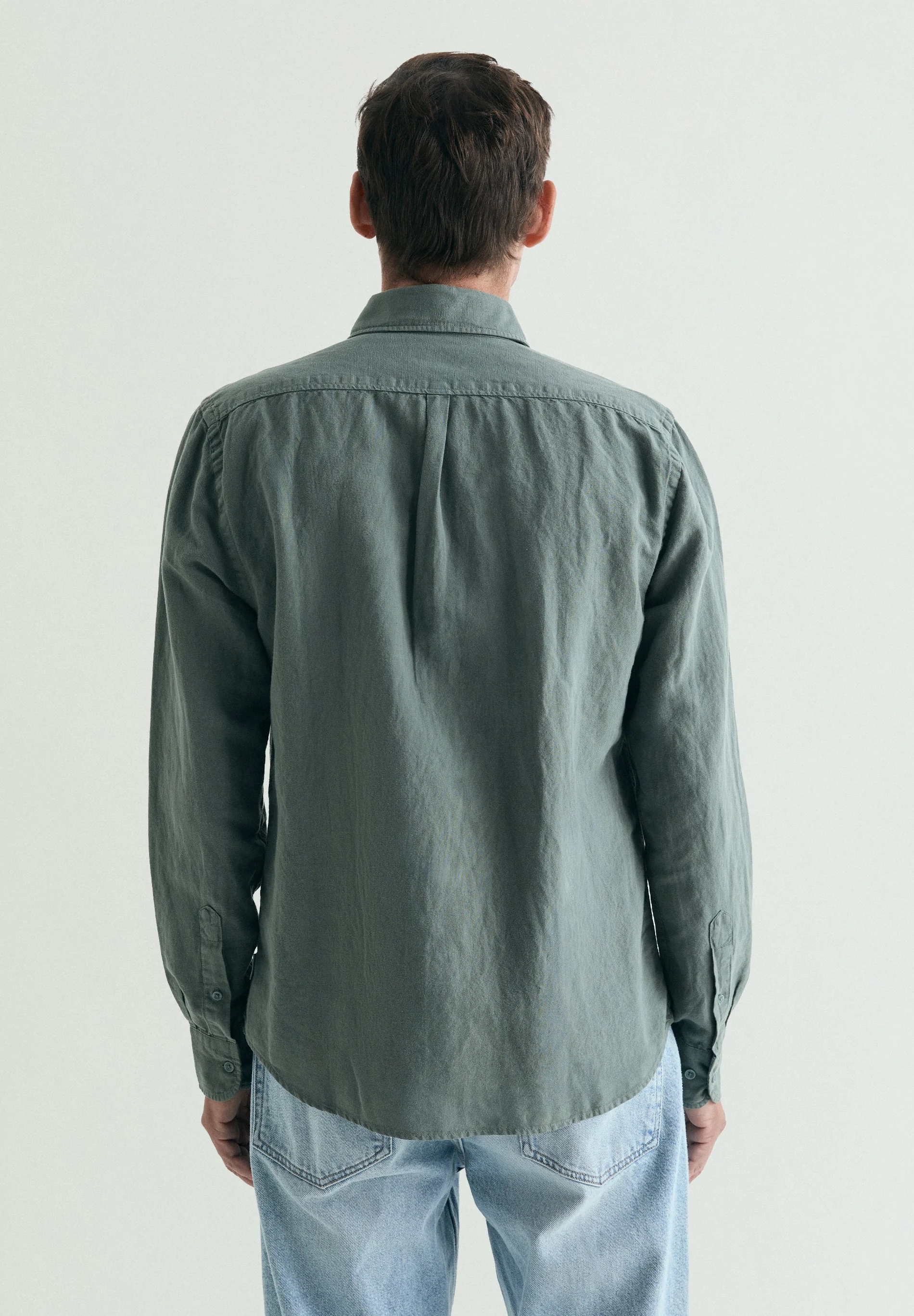 REGULAR FIT LINEN SHIRT - Image 3