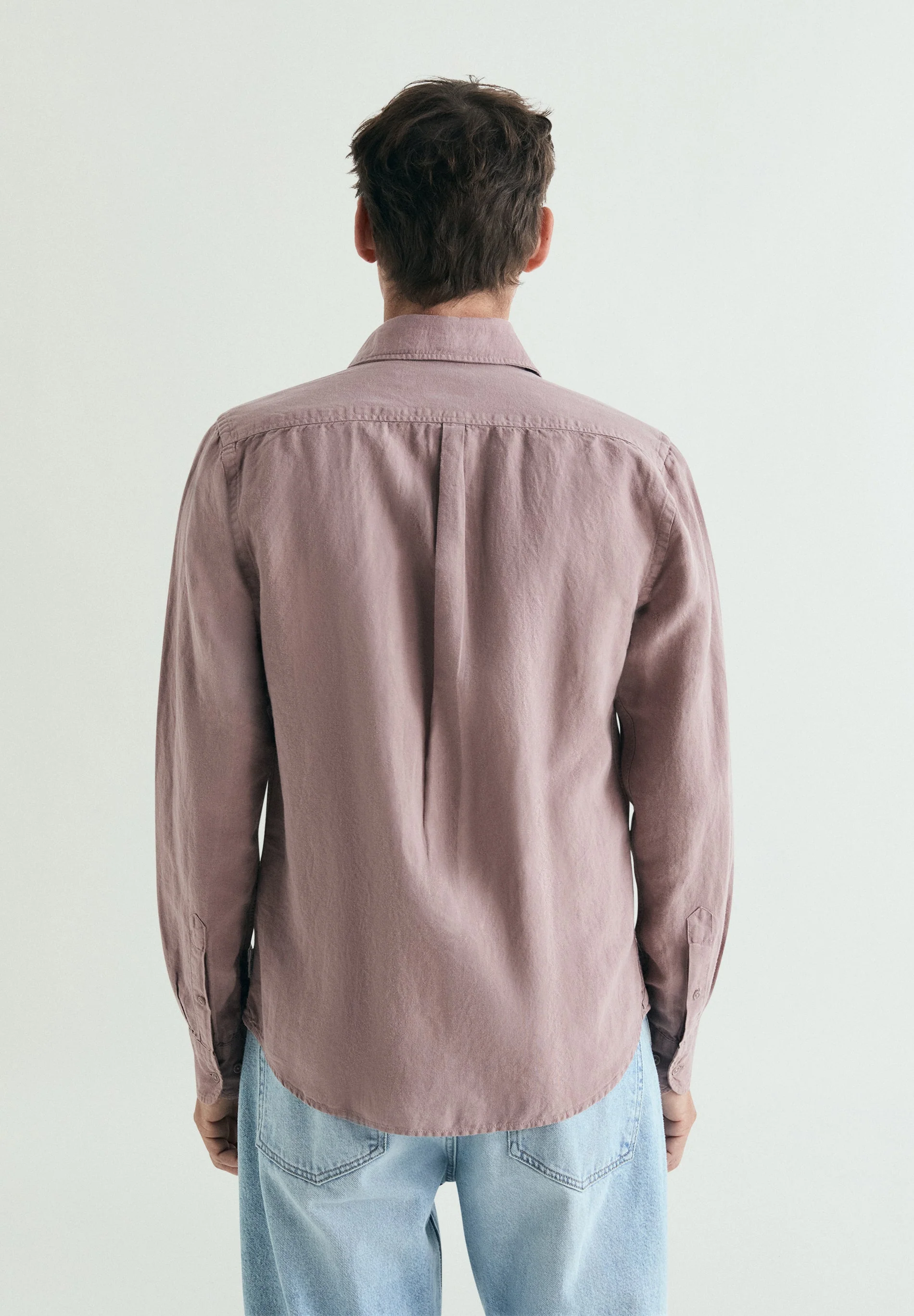 REGULAR FIT LINEN SHIRT - Image 3