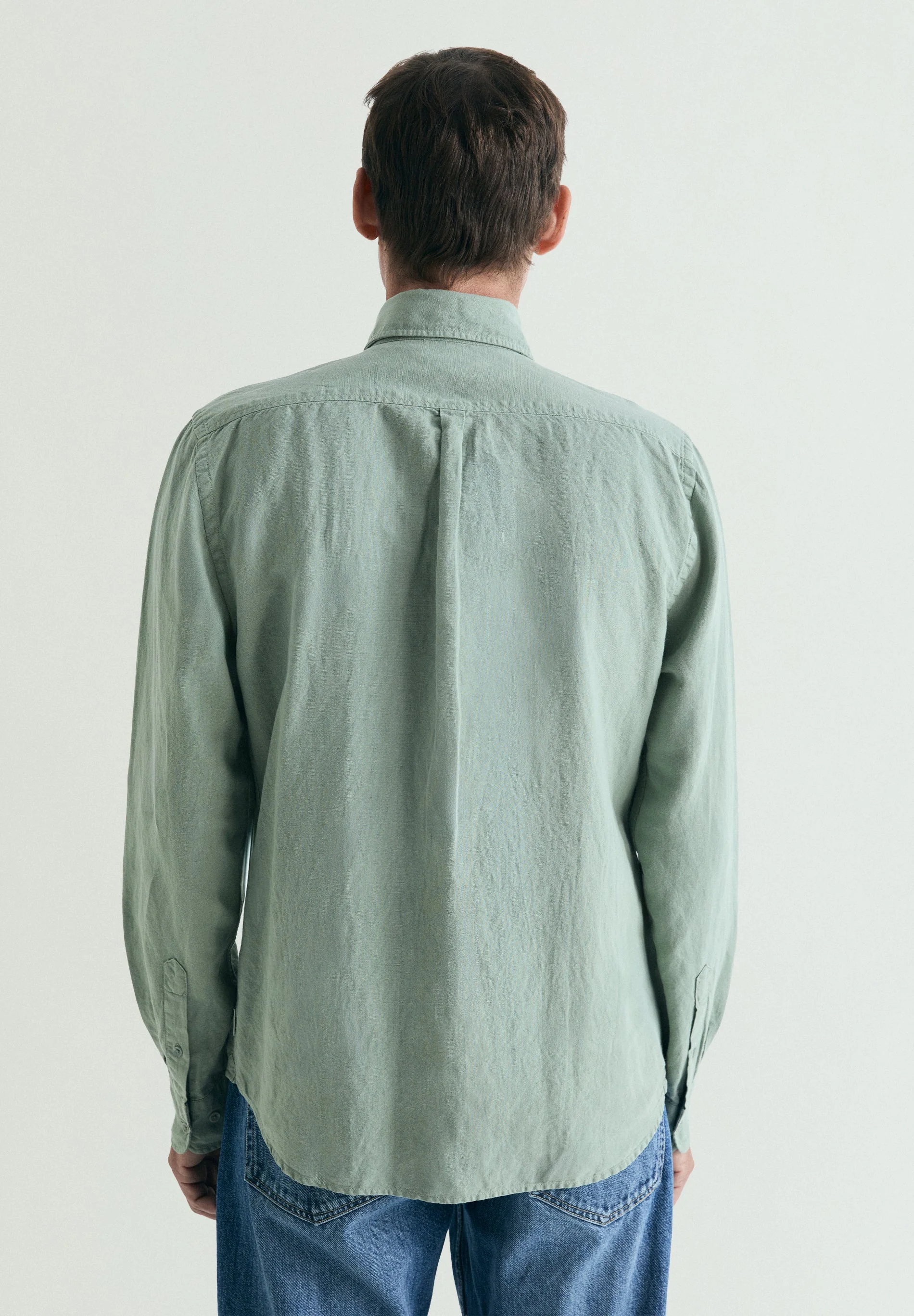 REGULAR FIT LINEN SHIRT - Image 3