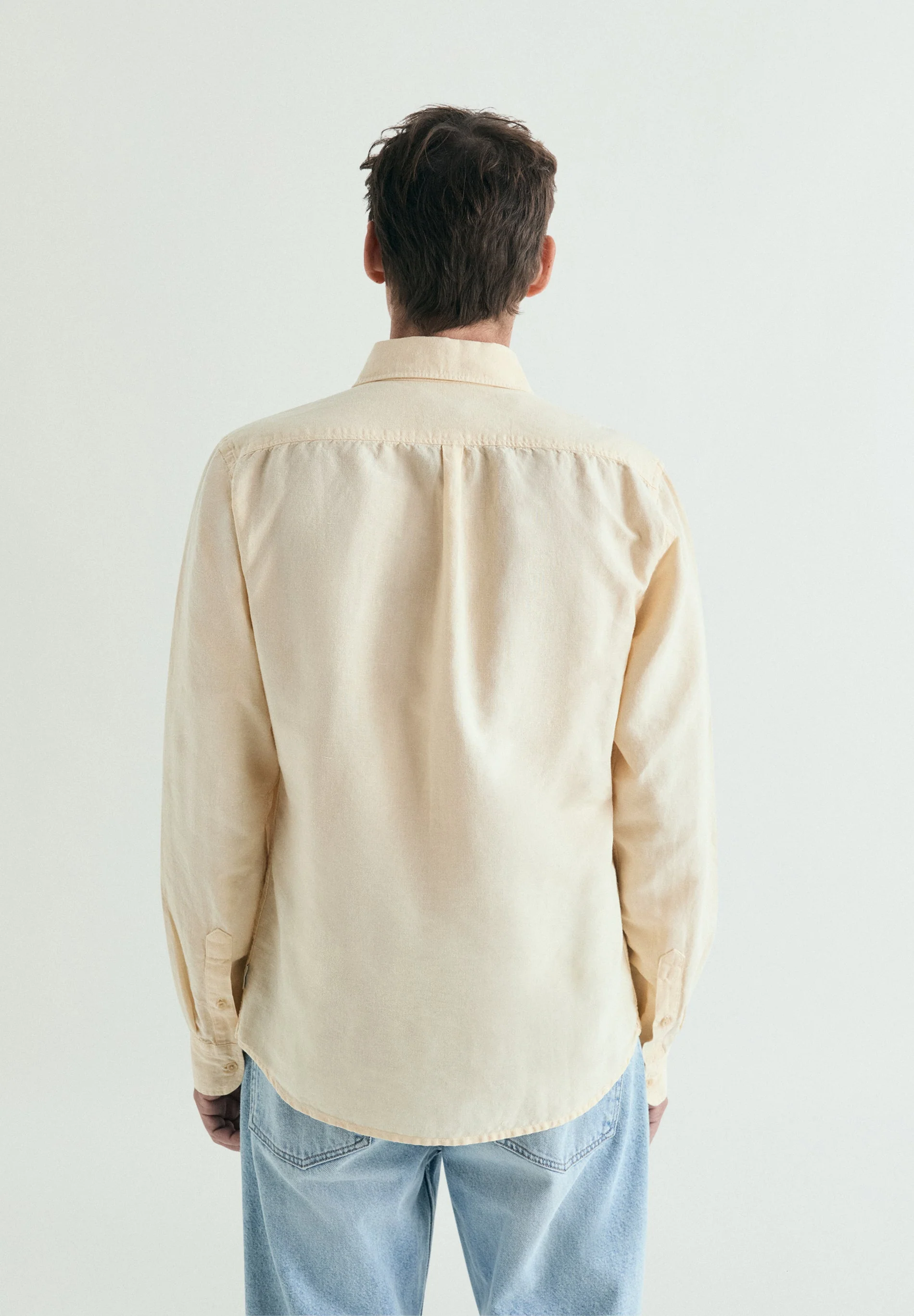 REGULAR FIT LINEN SHIRT - Image 3