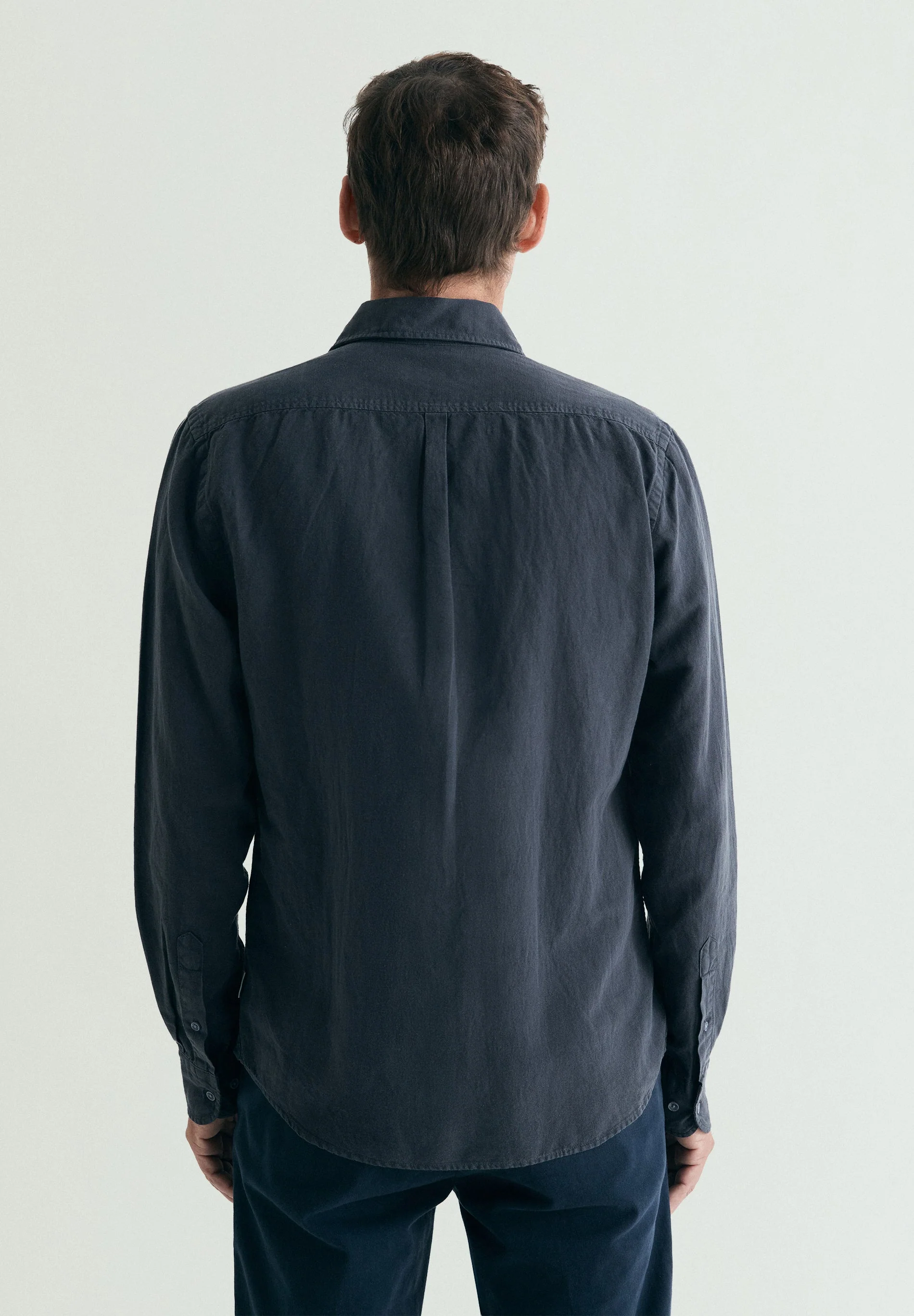 REGULAR FIT LINEN SHIRT - Image 3