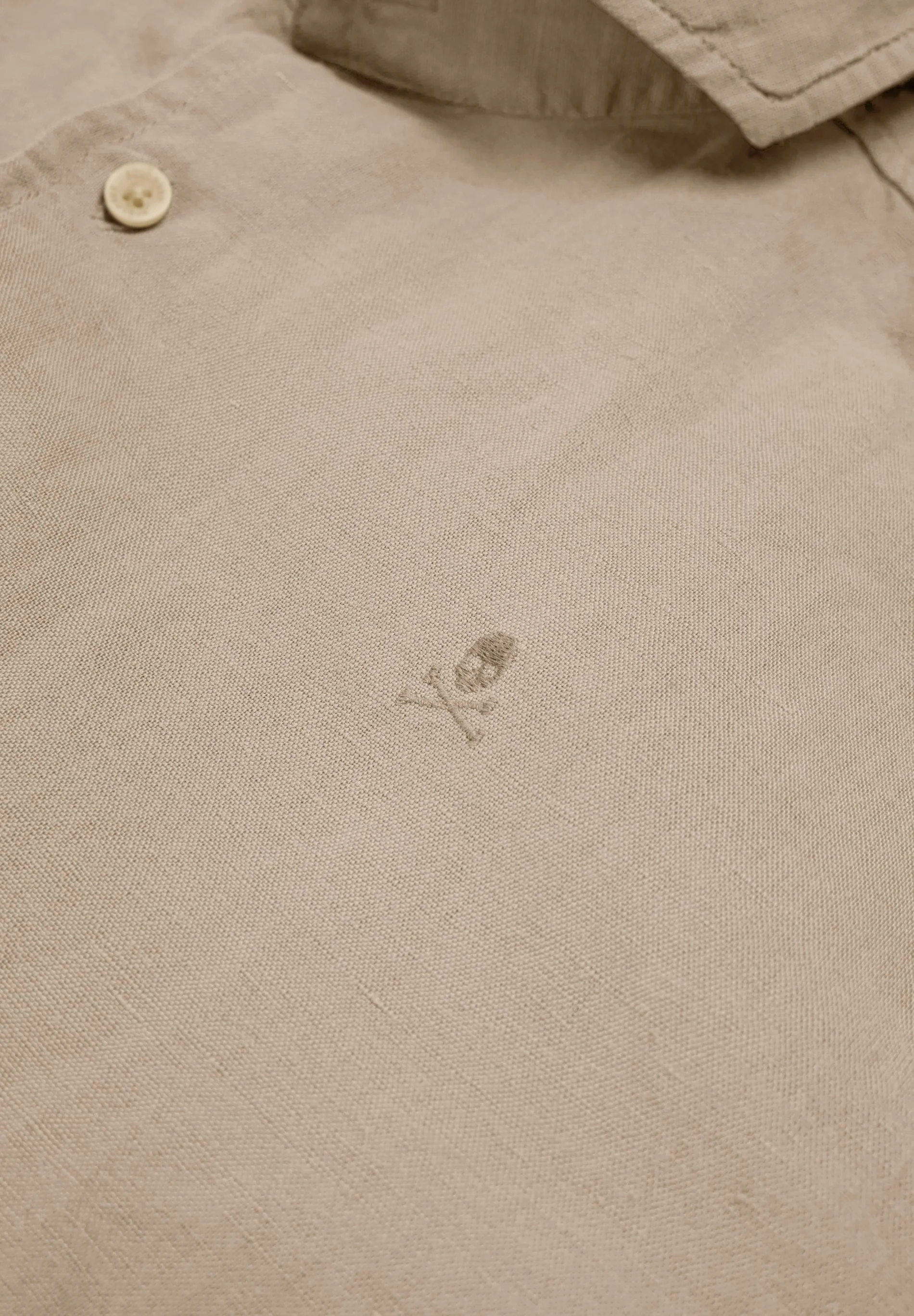 REGULAR FIT LINEN SHIRT - Image 6