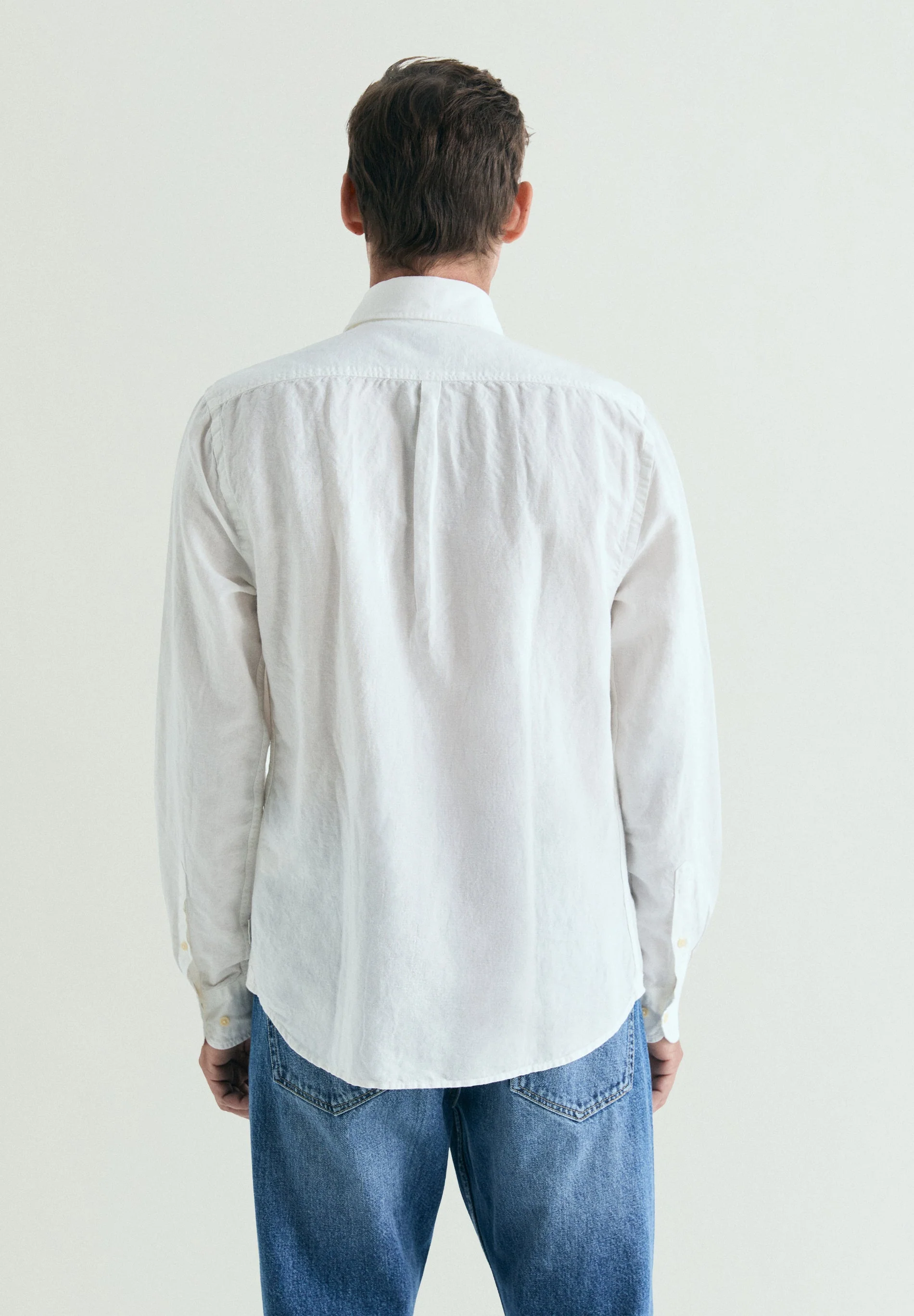 REGULAR FIT LINEN SHIRT - Image 3