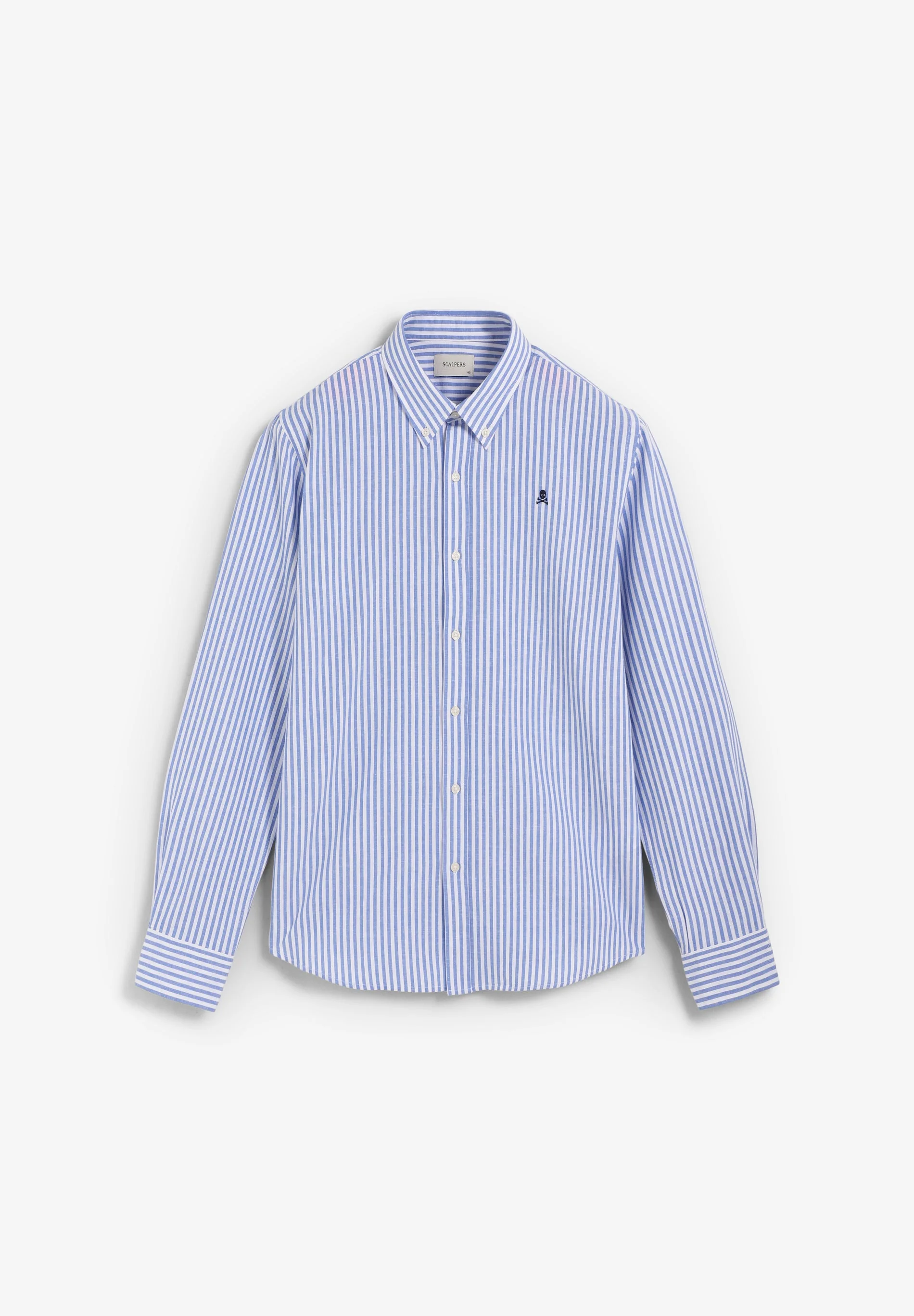 COTTON AND LINEN OXFORD SHIRT