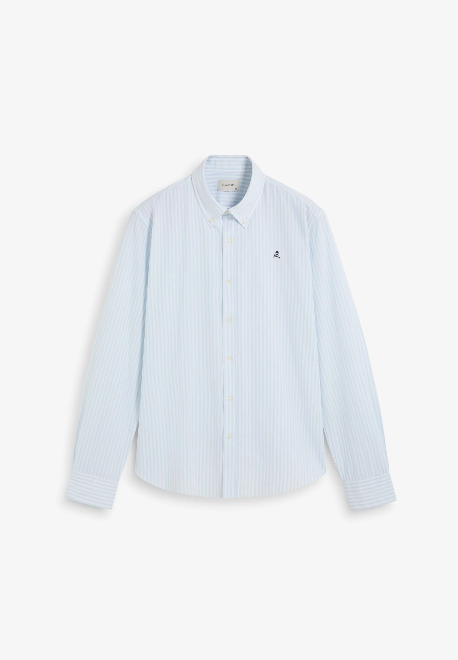 COTTON AND LINEN OXFORD SHIRT - Image 4