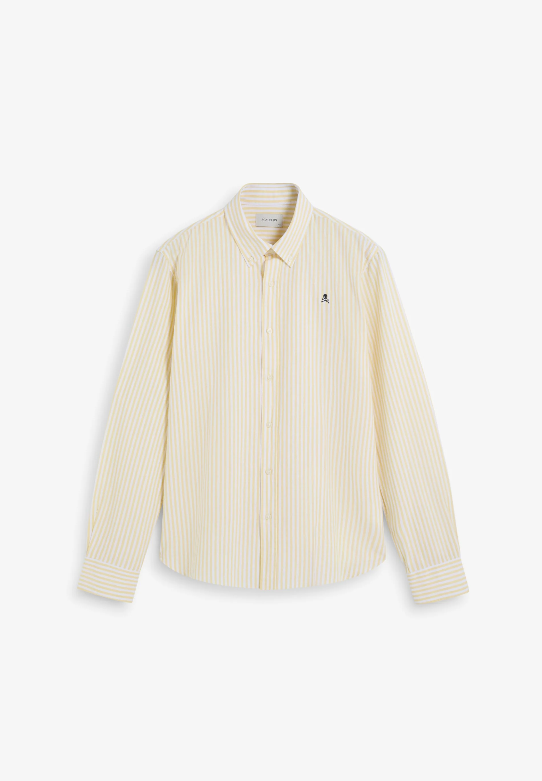COTTON AND LINEN OXFORD SHIRT
