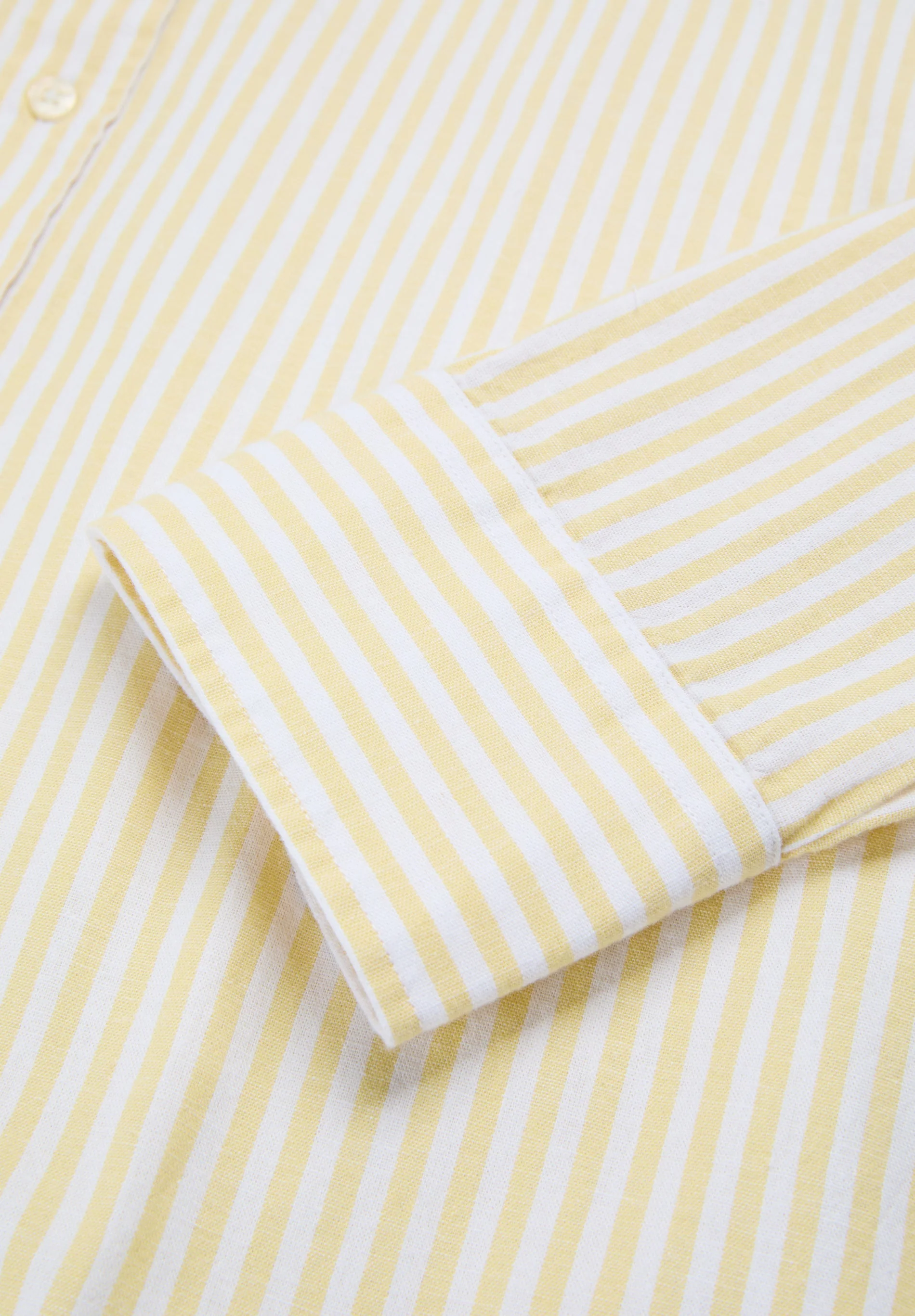 COTTON AND LINEN OXFORD SHIRT - Image 3
